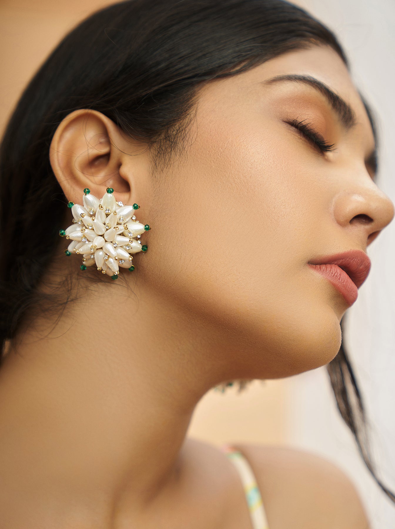 Spike Pearl Earrings