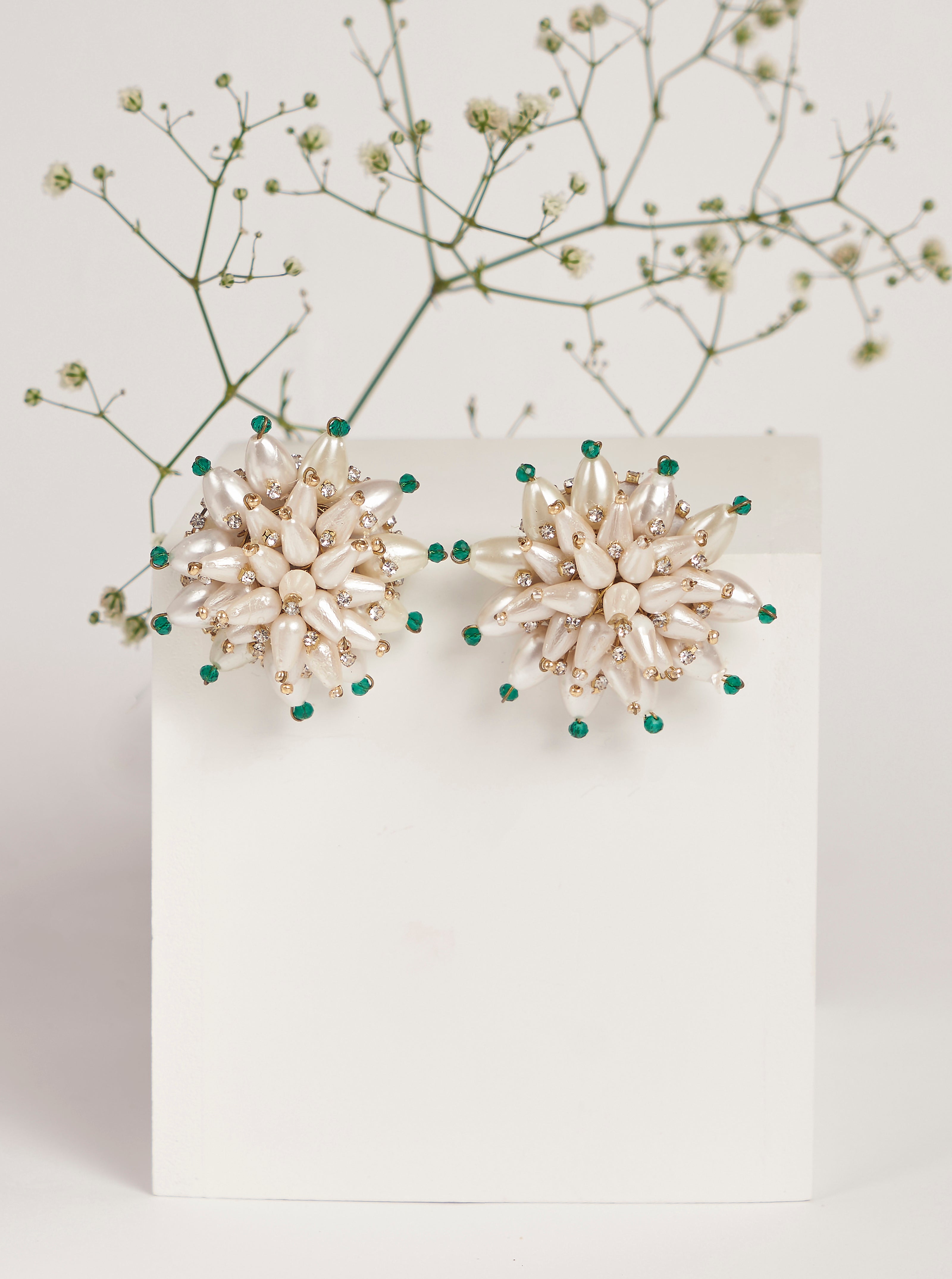 Spike Pearl Earrings