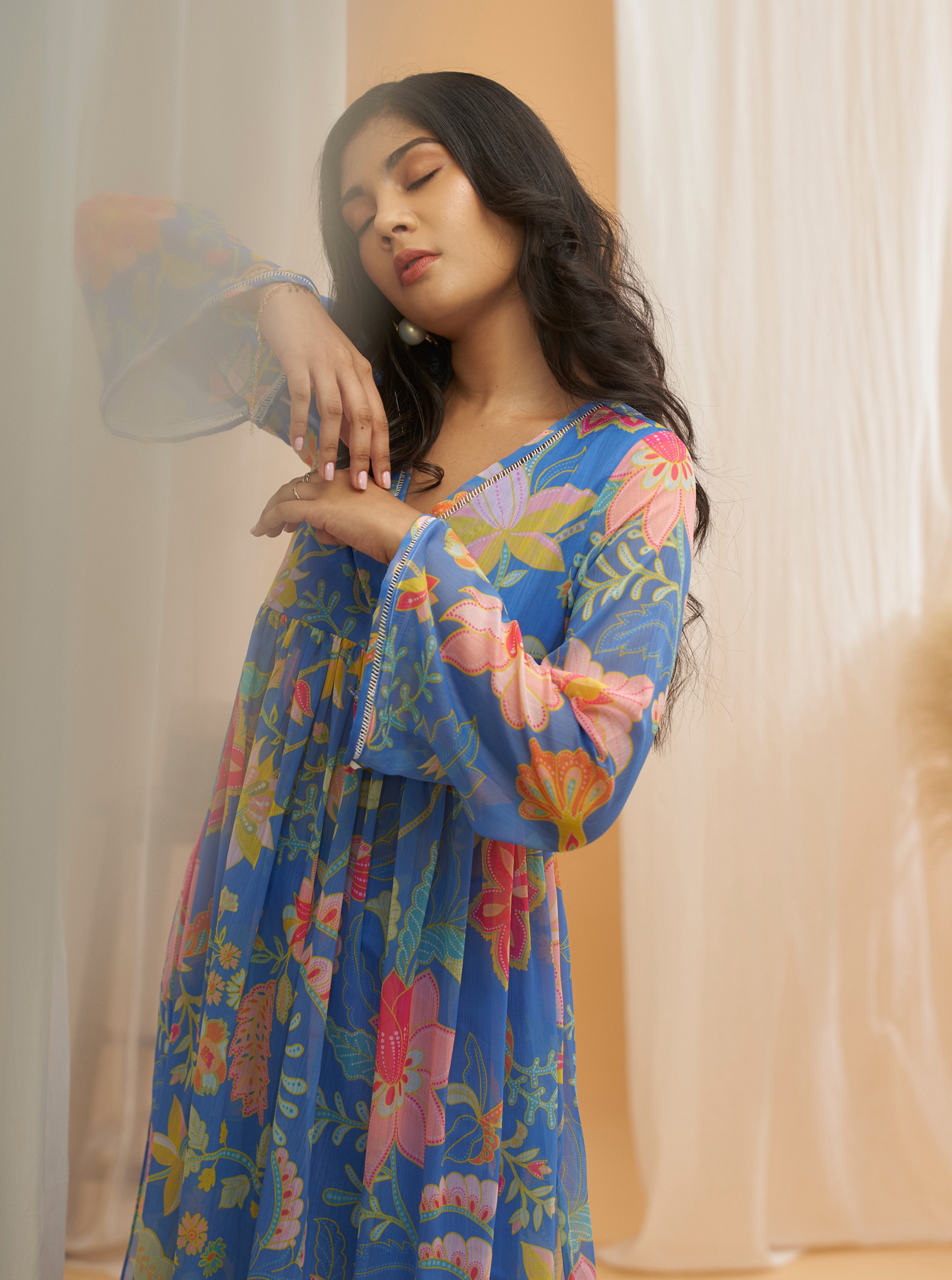 MAYA CHIFFON TUNIC SET