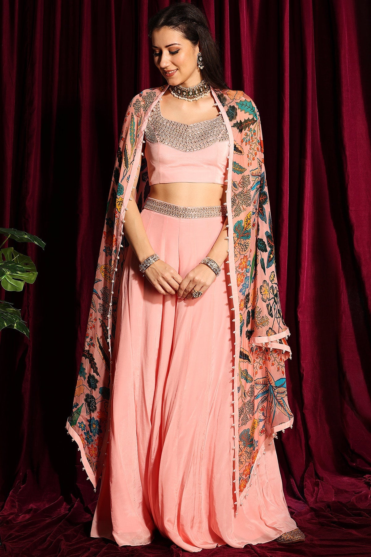 Pearl Cape set blush