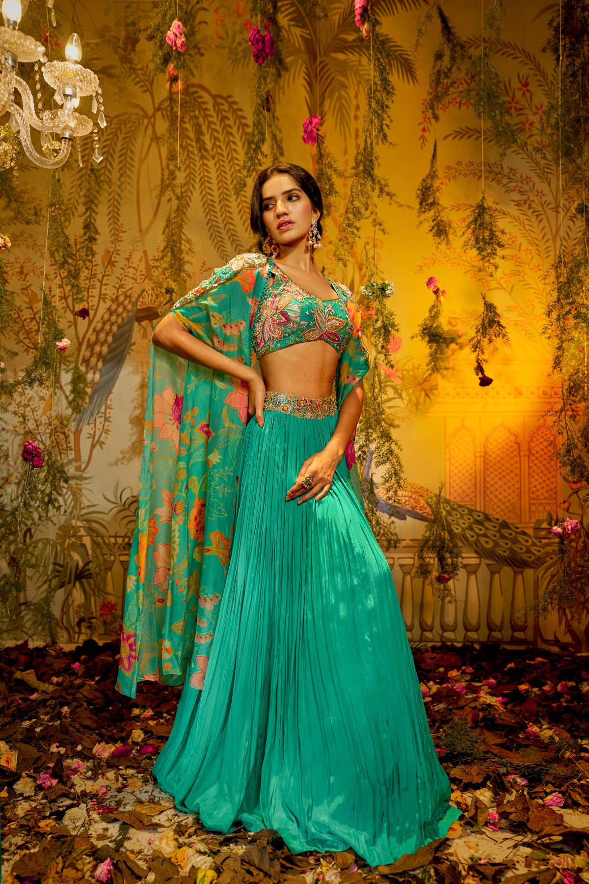 MADHAVI CAPE LEHENGA