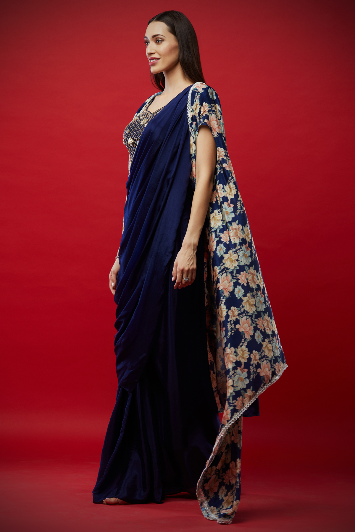 Indigo Cape Sari