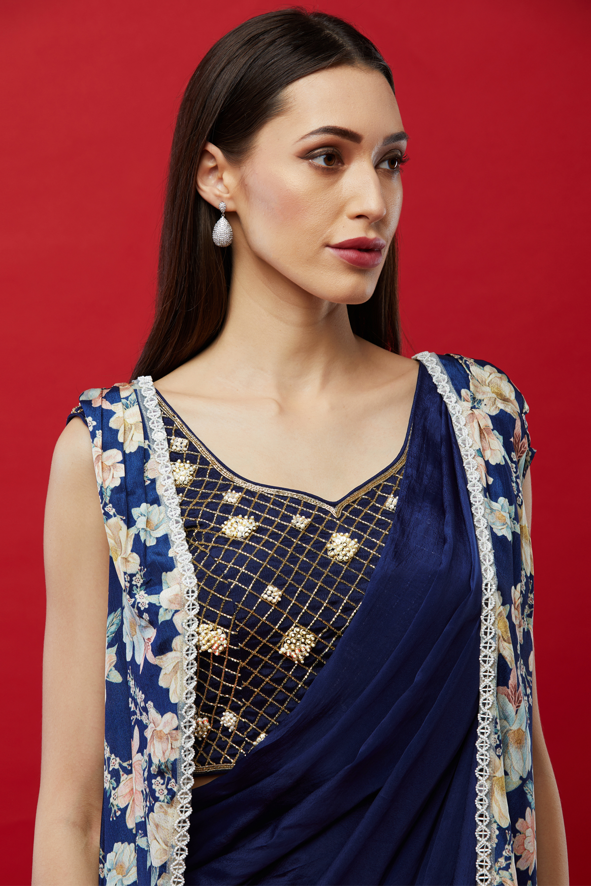 Indigo Cape Sari