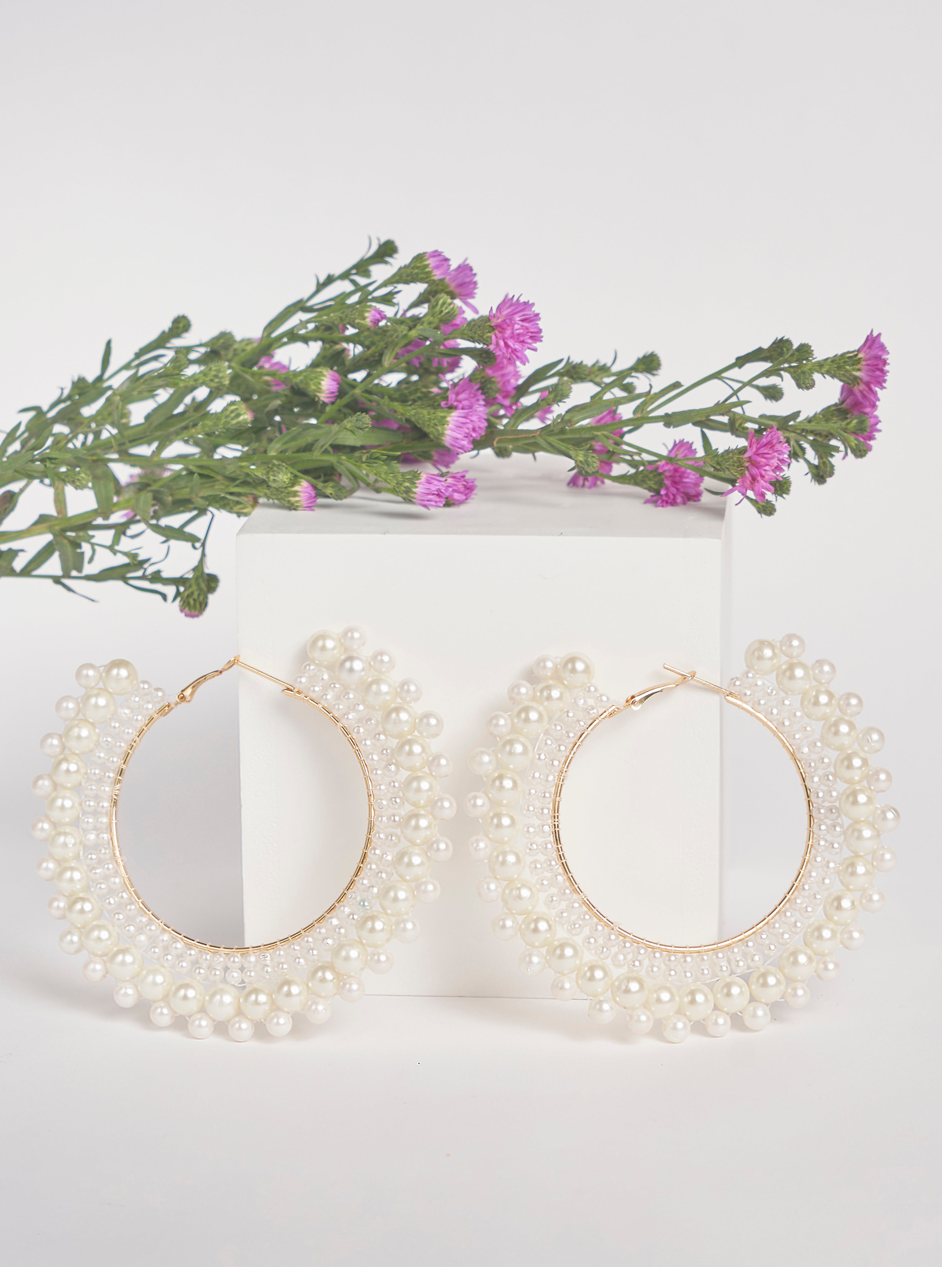 Pearl Hoops