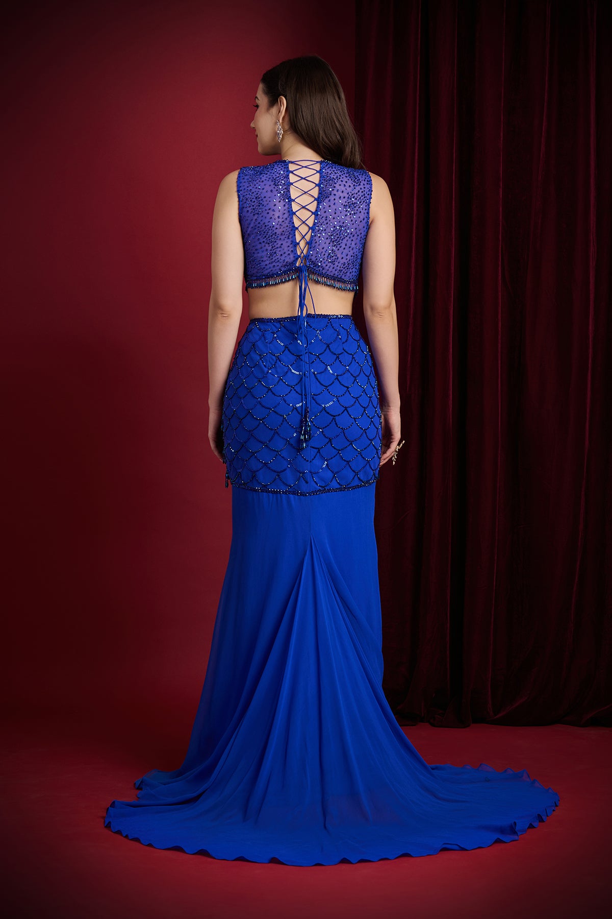 INDRA DRAPE LEHENGA
