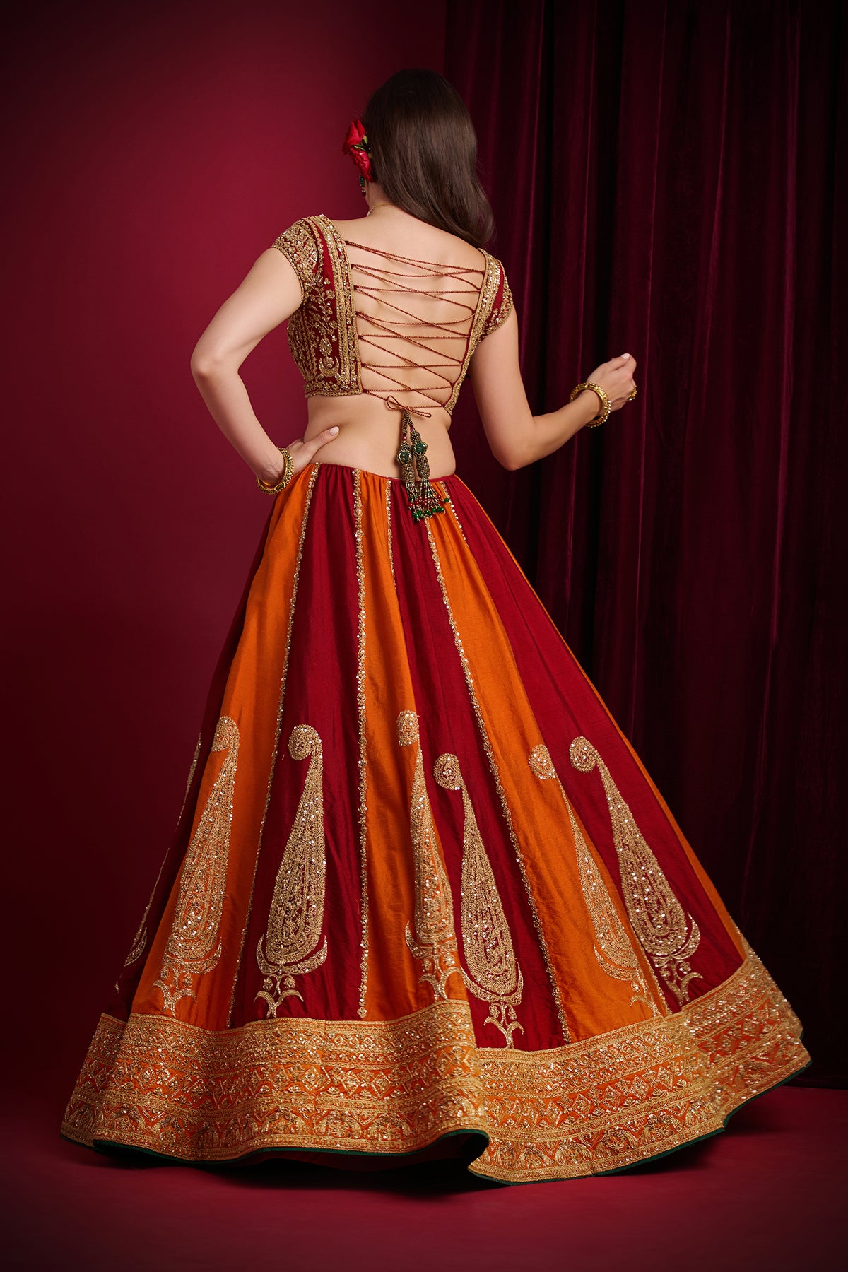 SINDOORI LEHENGA