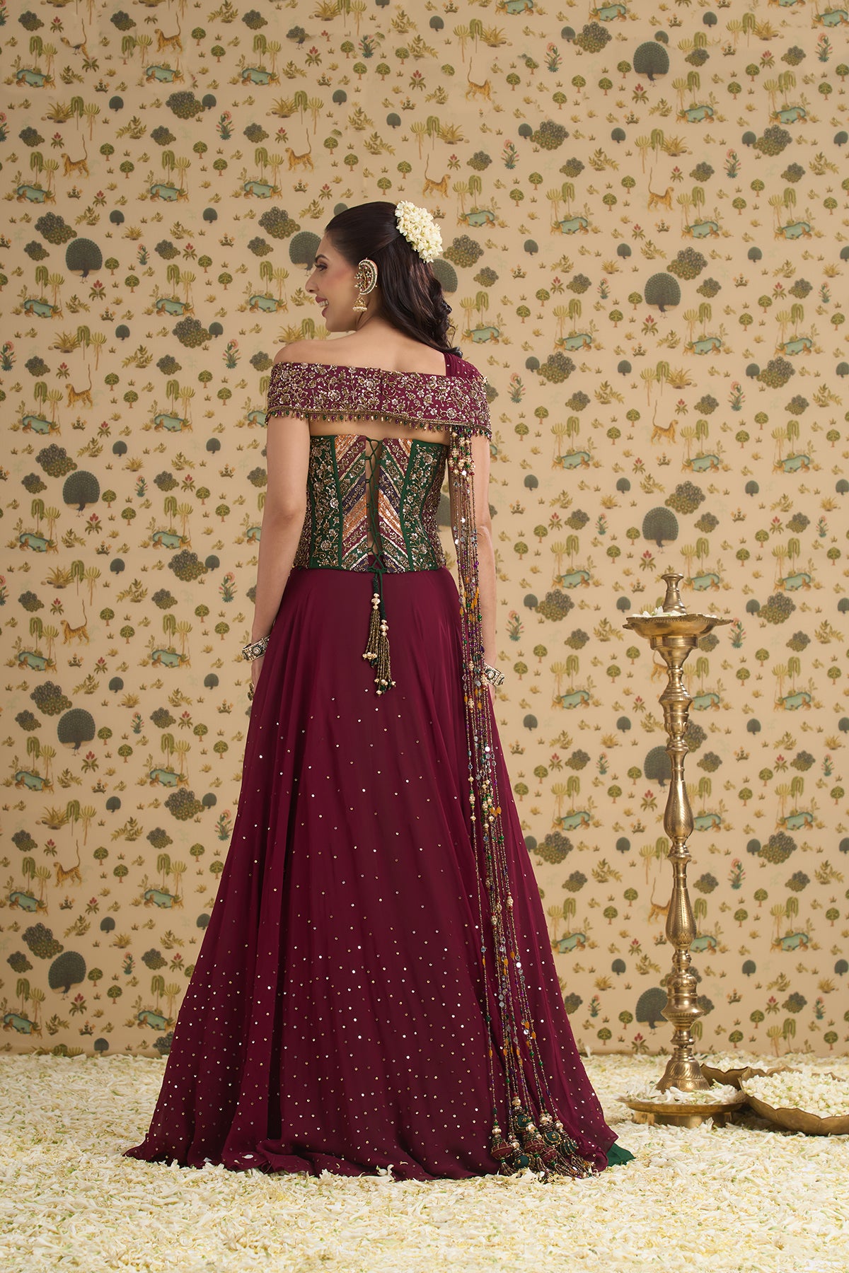 LATIKA CORSET LEHENGA