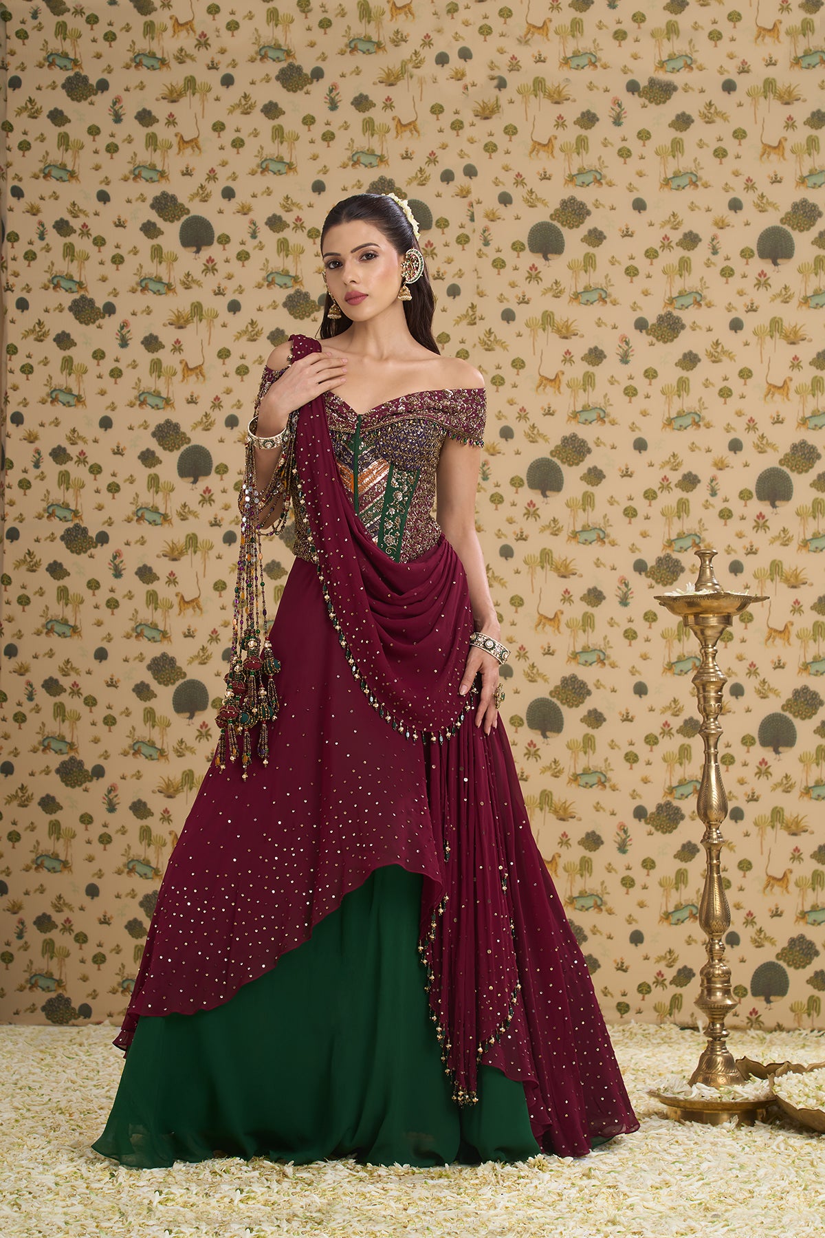 LATIKA CORSET LEHENGA