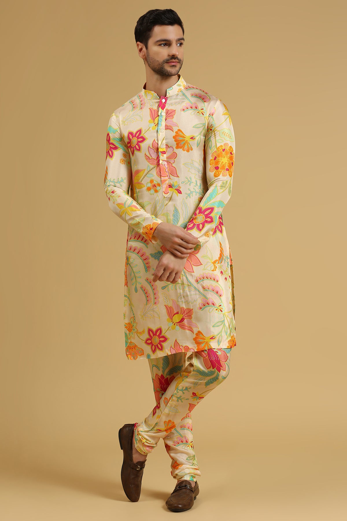 FLORAL PRINTED KURTA SET