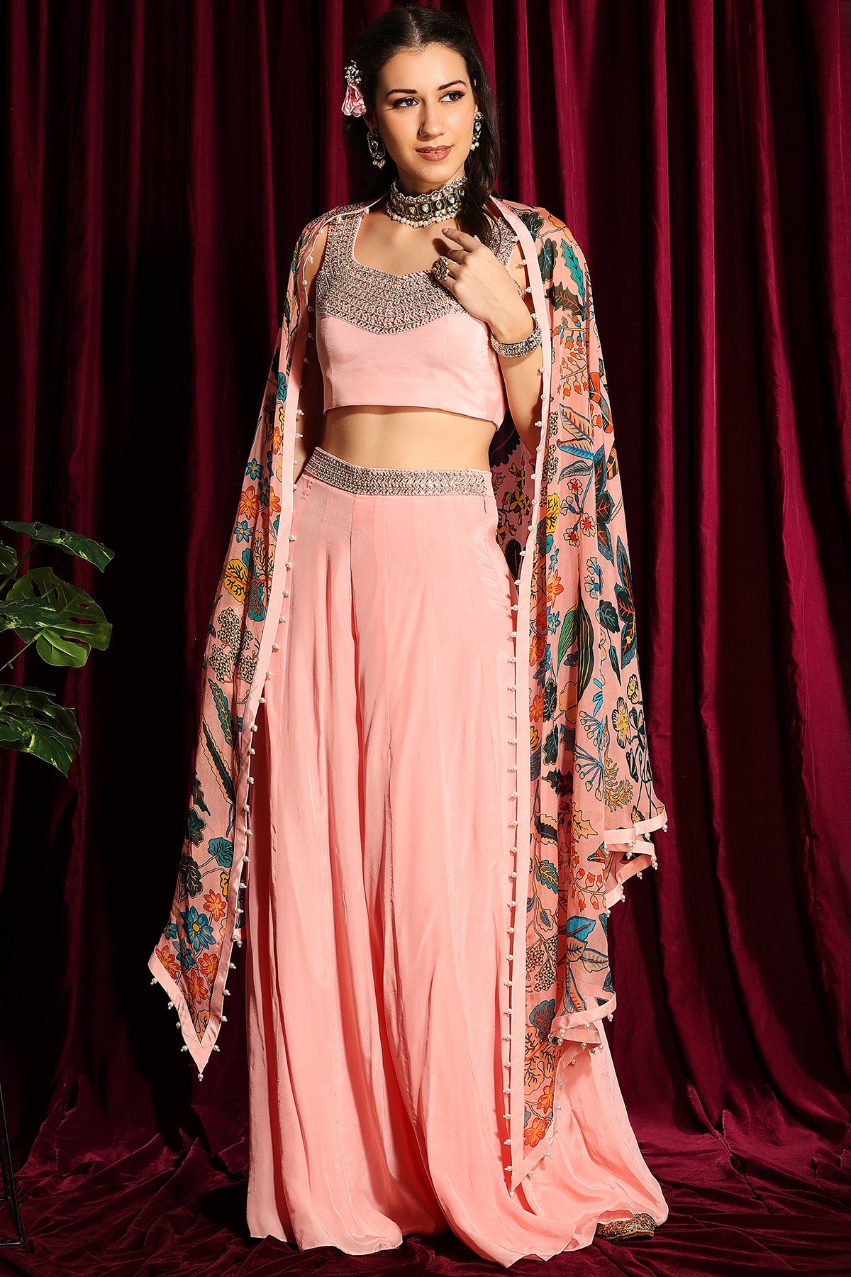 Pearl Cape set blush