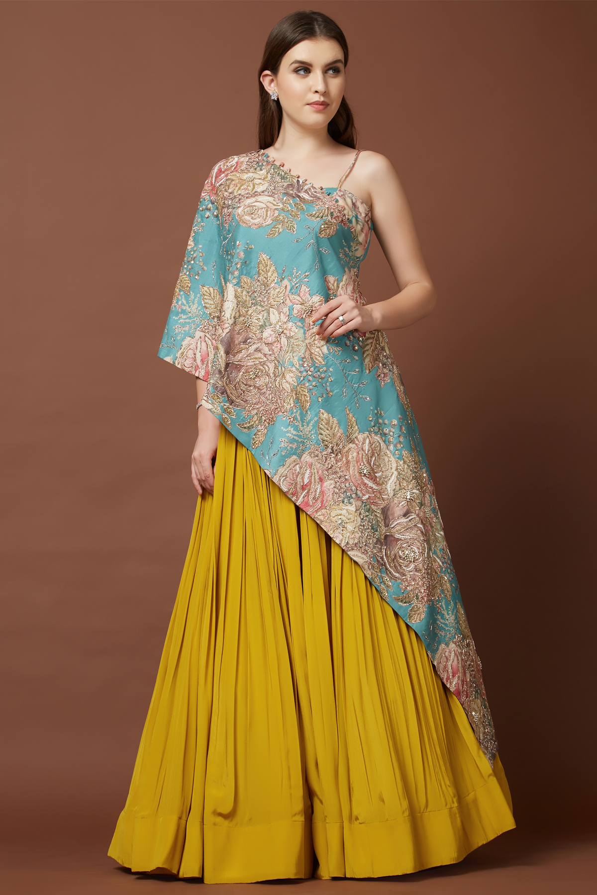 Guldasta Cape Lehenga