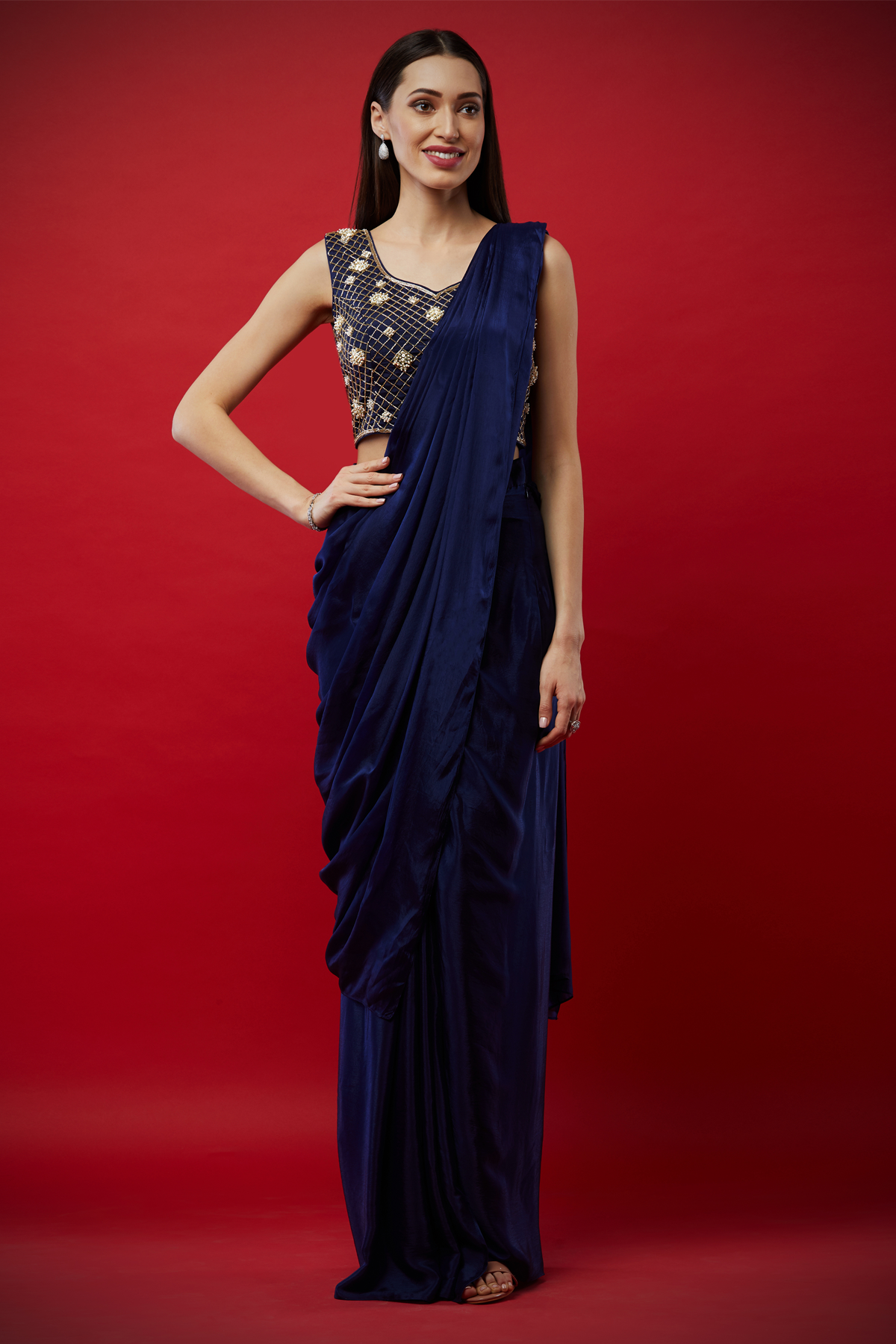 Baagh Pre Draped Saree