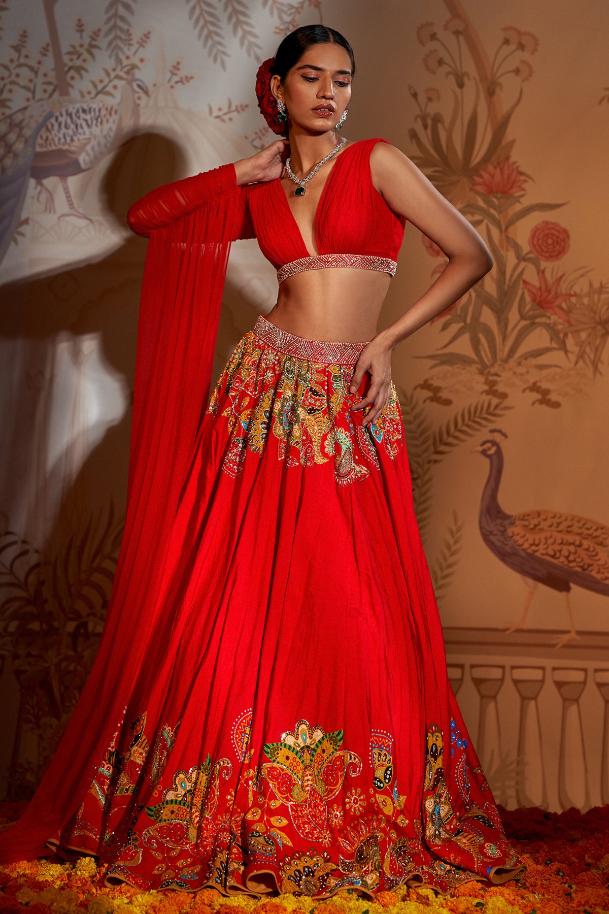 Phulvaari Lehenga