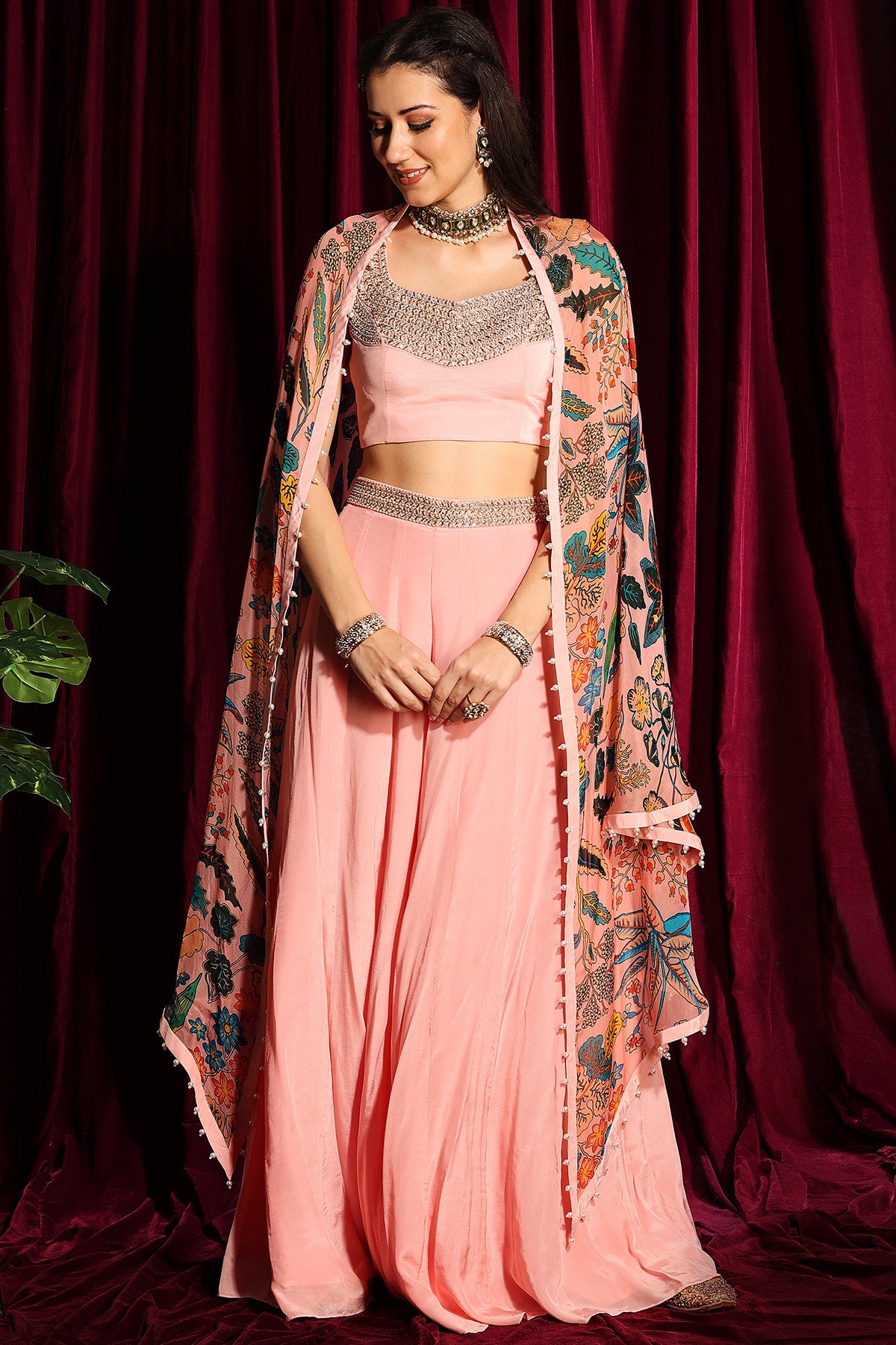 Pearl Cape set blush