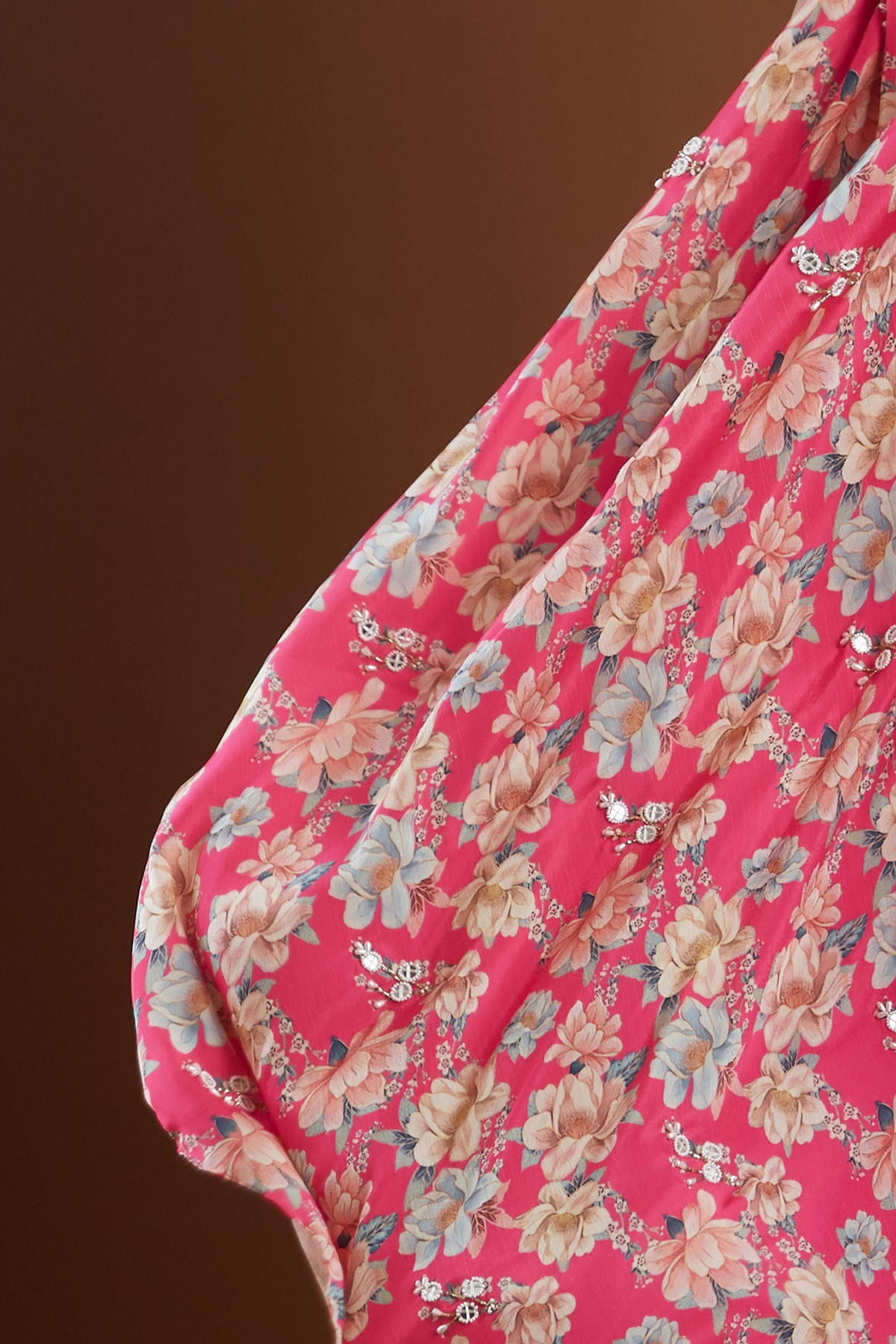 Indigo Gharara Saree