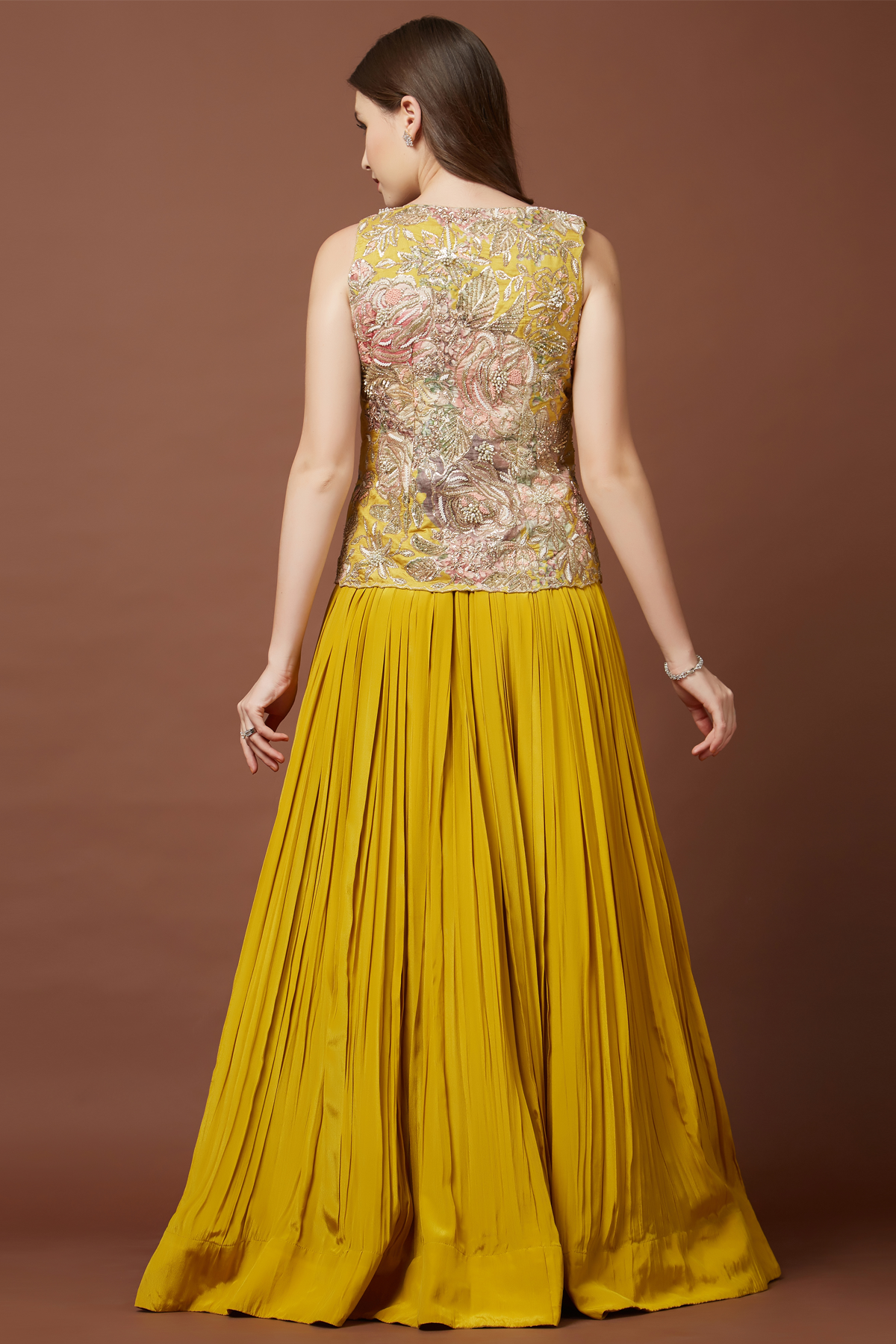 Short Jacket Anarkali set