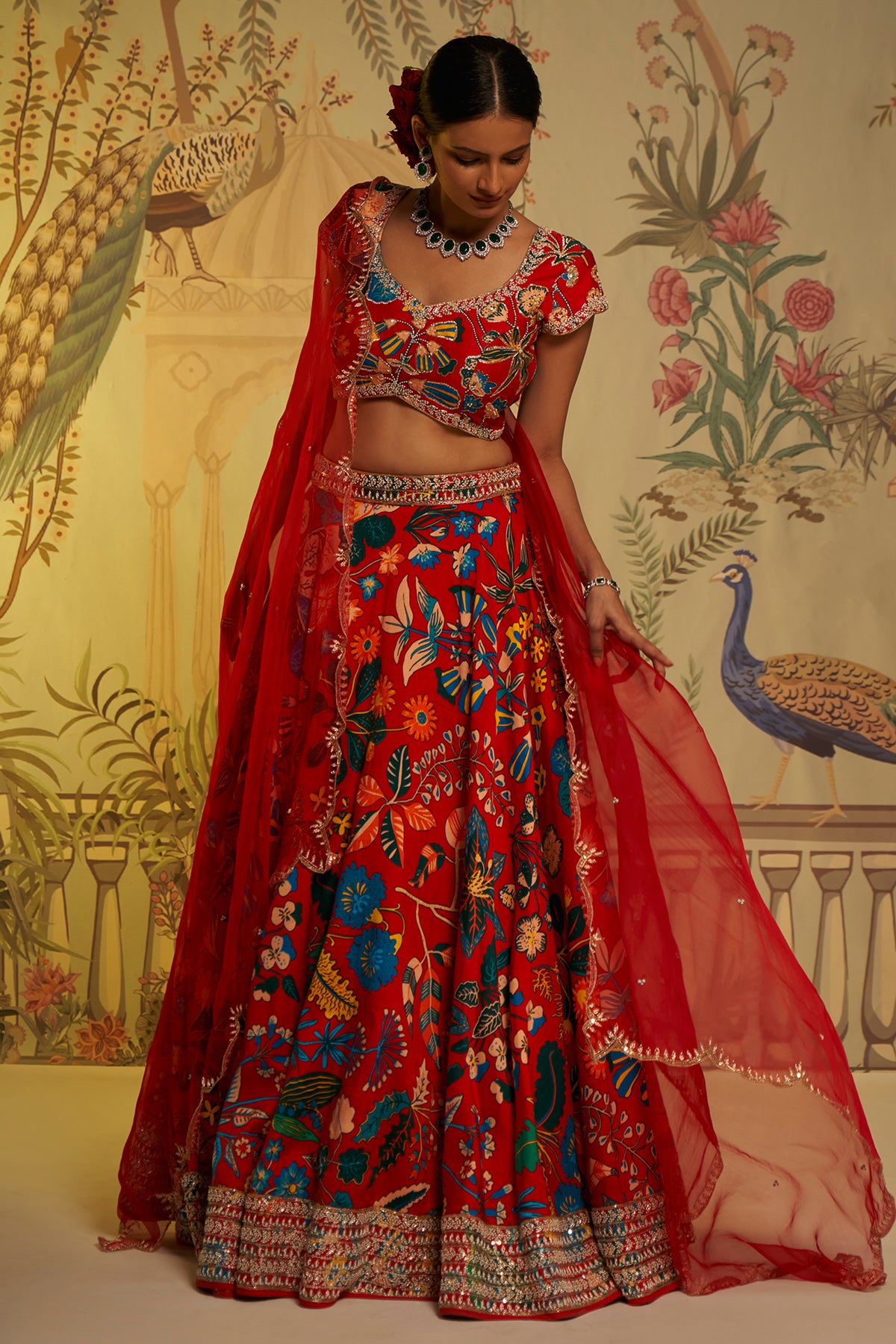 Sitara Raw Silk Lehenga