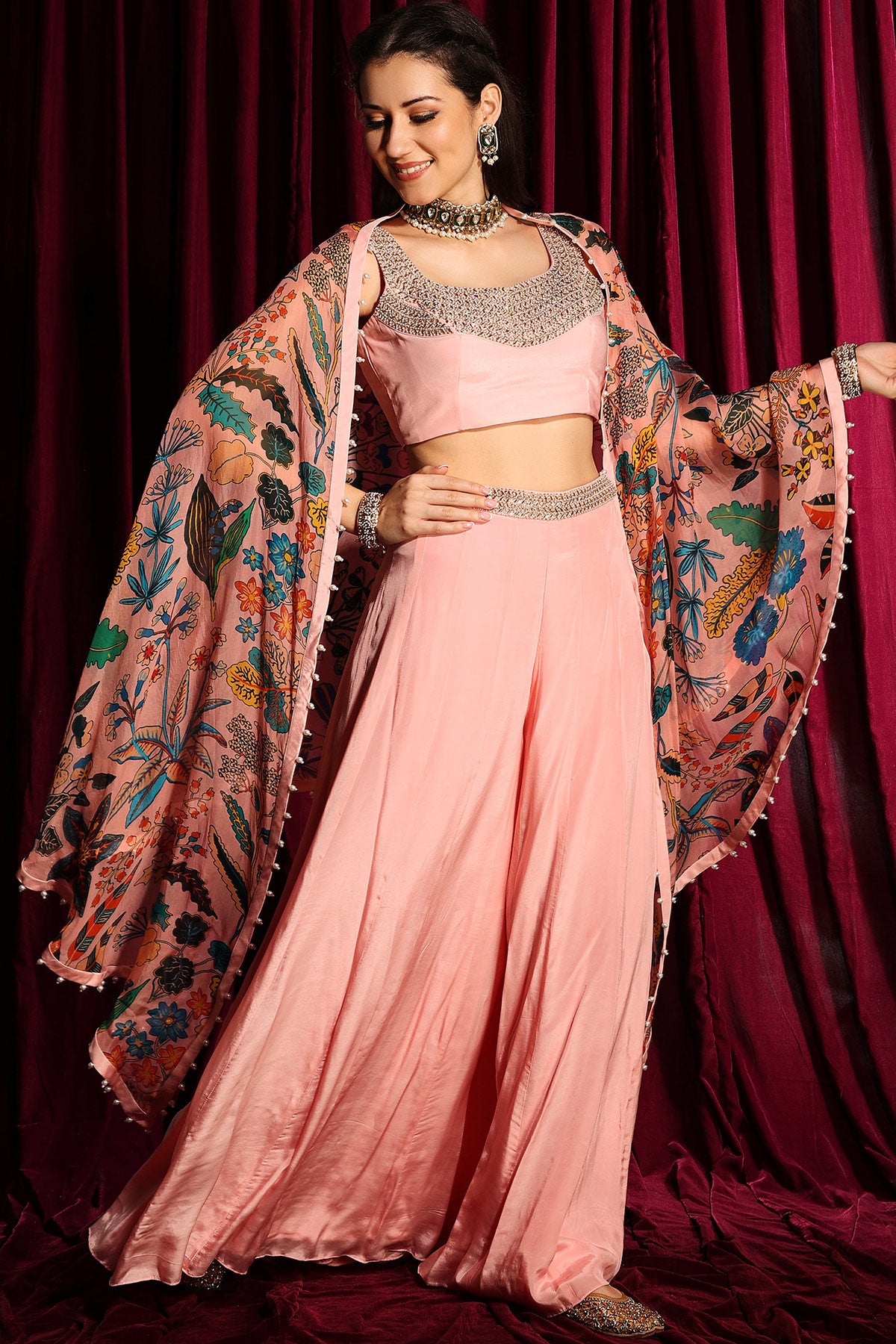 Pearl Cape set blush