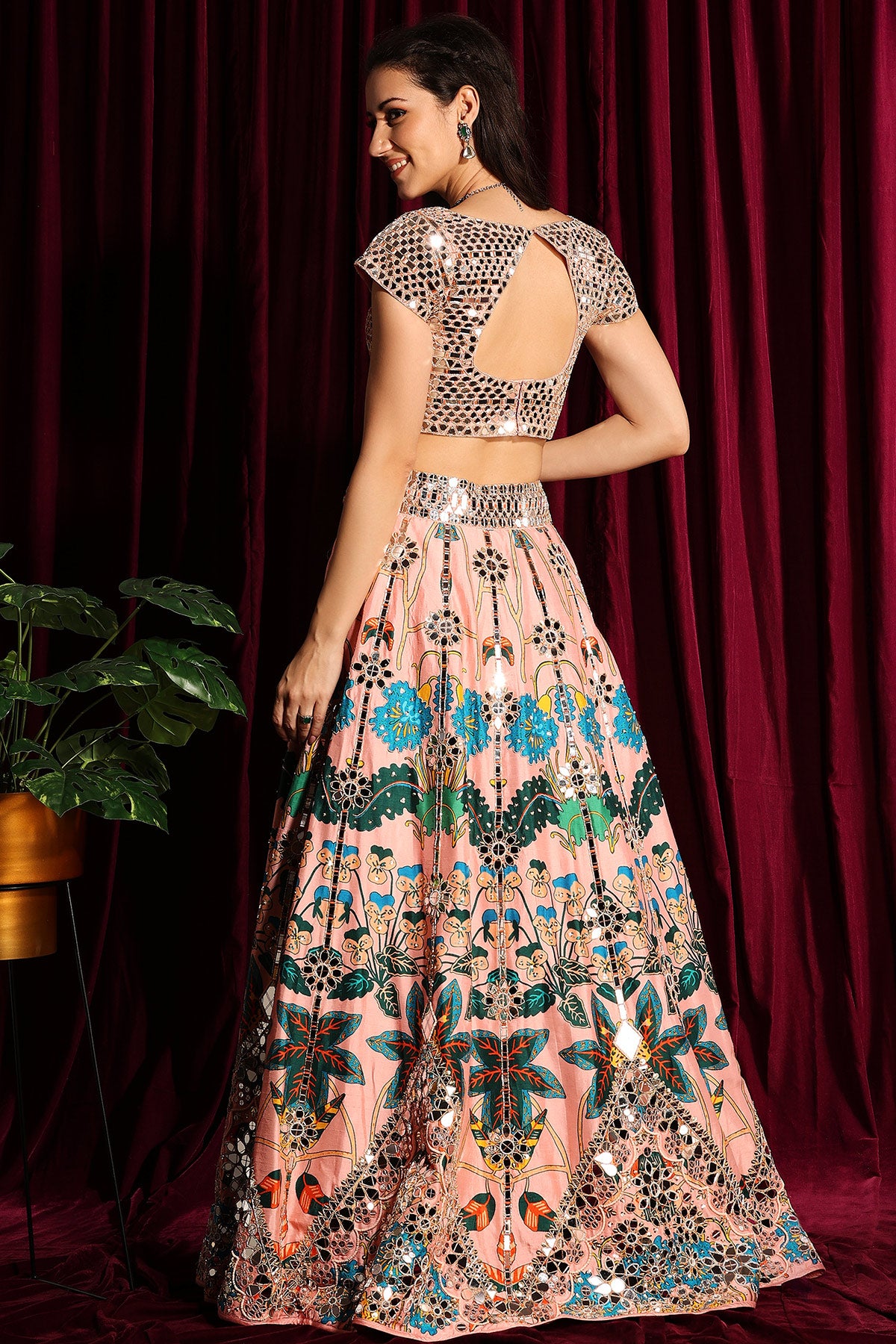 Sitara Heavy Lehenga with Mirror Blouse