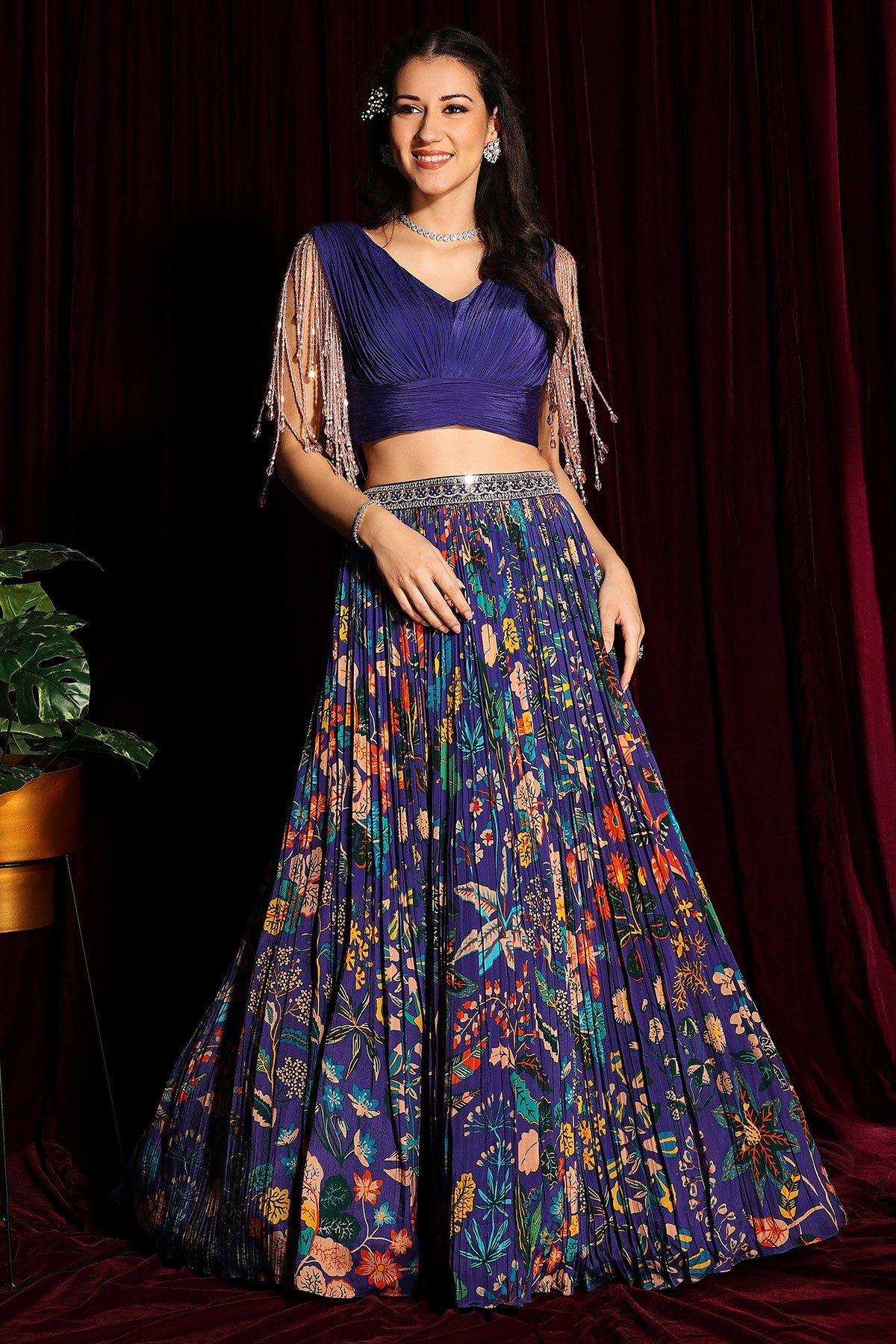 Tassel Blouse Lehenga