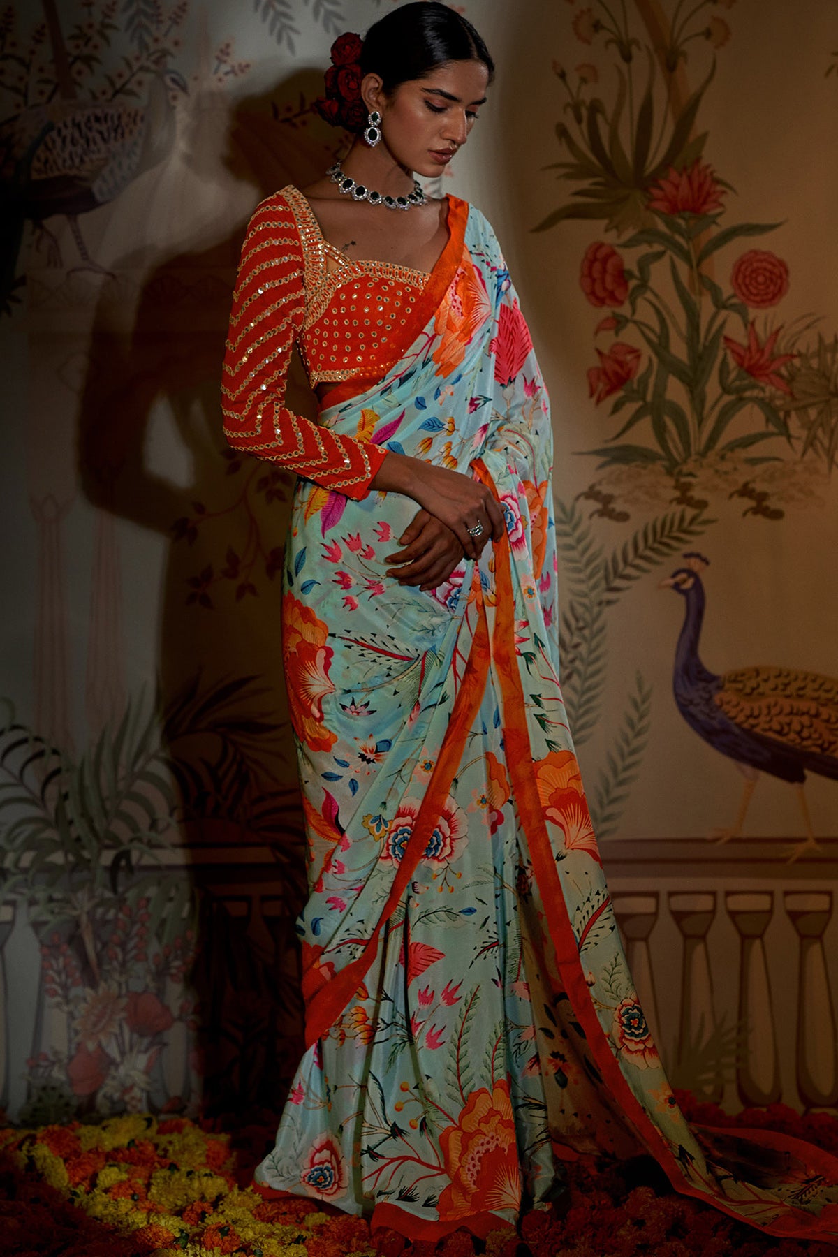 Aqua Gulzar Sari