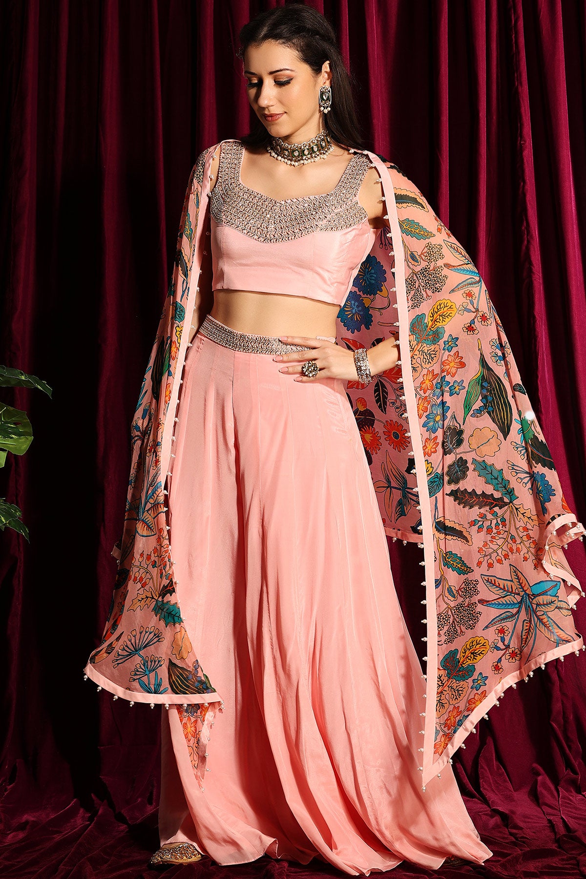Pearl Cape set blush