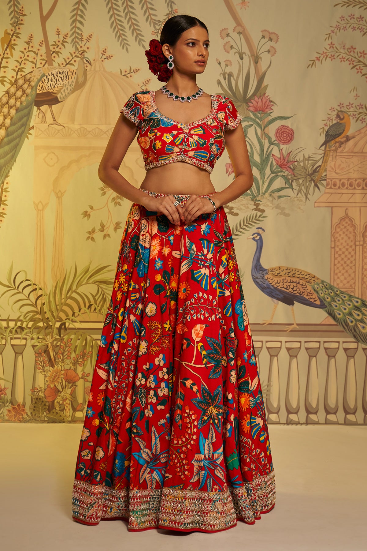 Sitara Raw Silk Lehenga