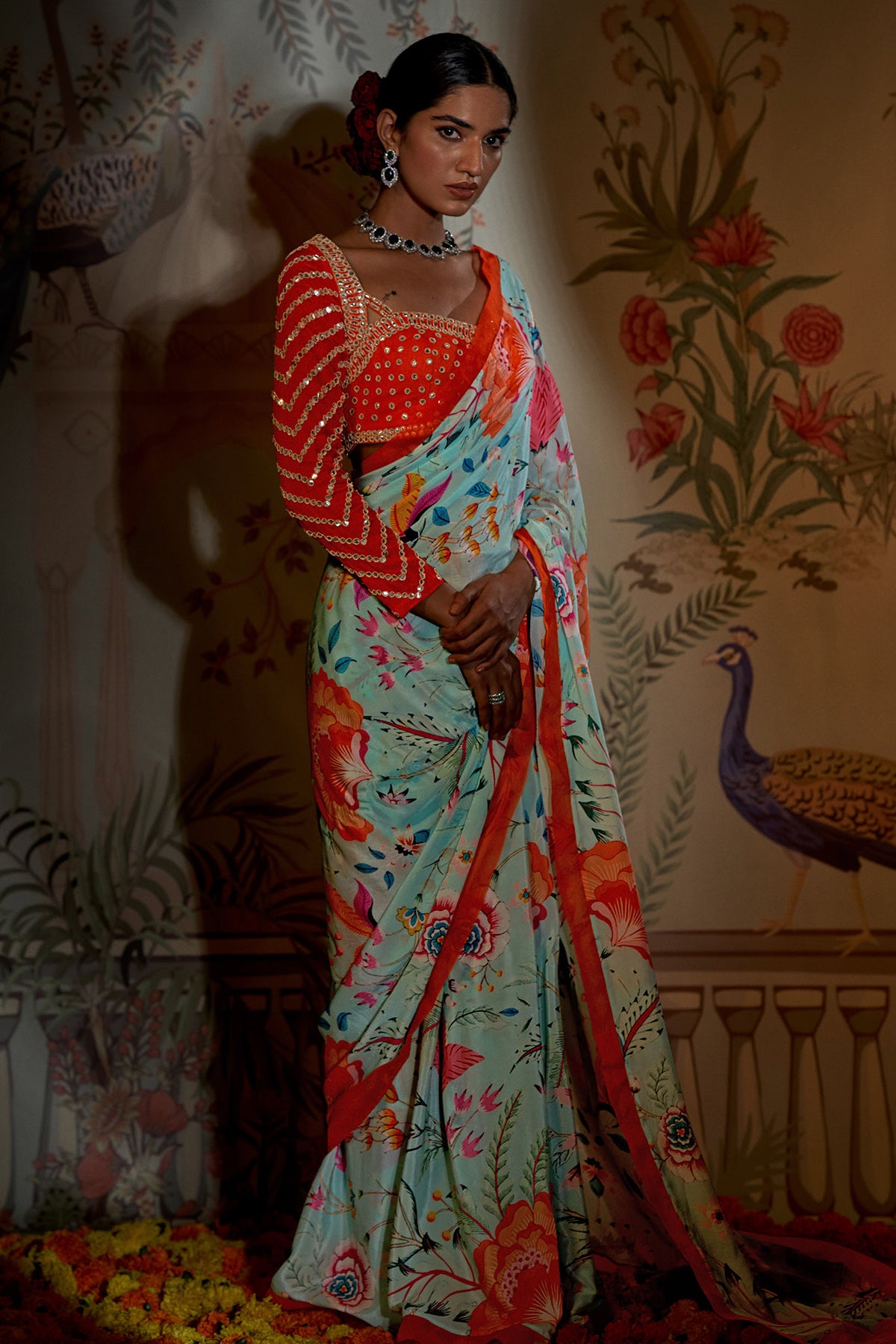 Aqua Gulzar Sari