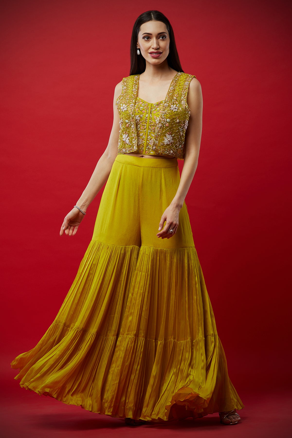 Lemon Corset Jacket Set