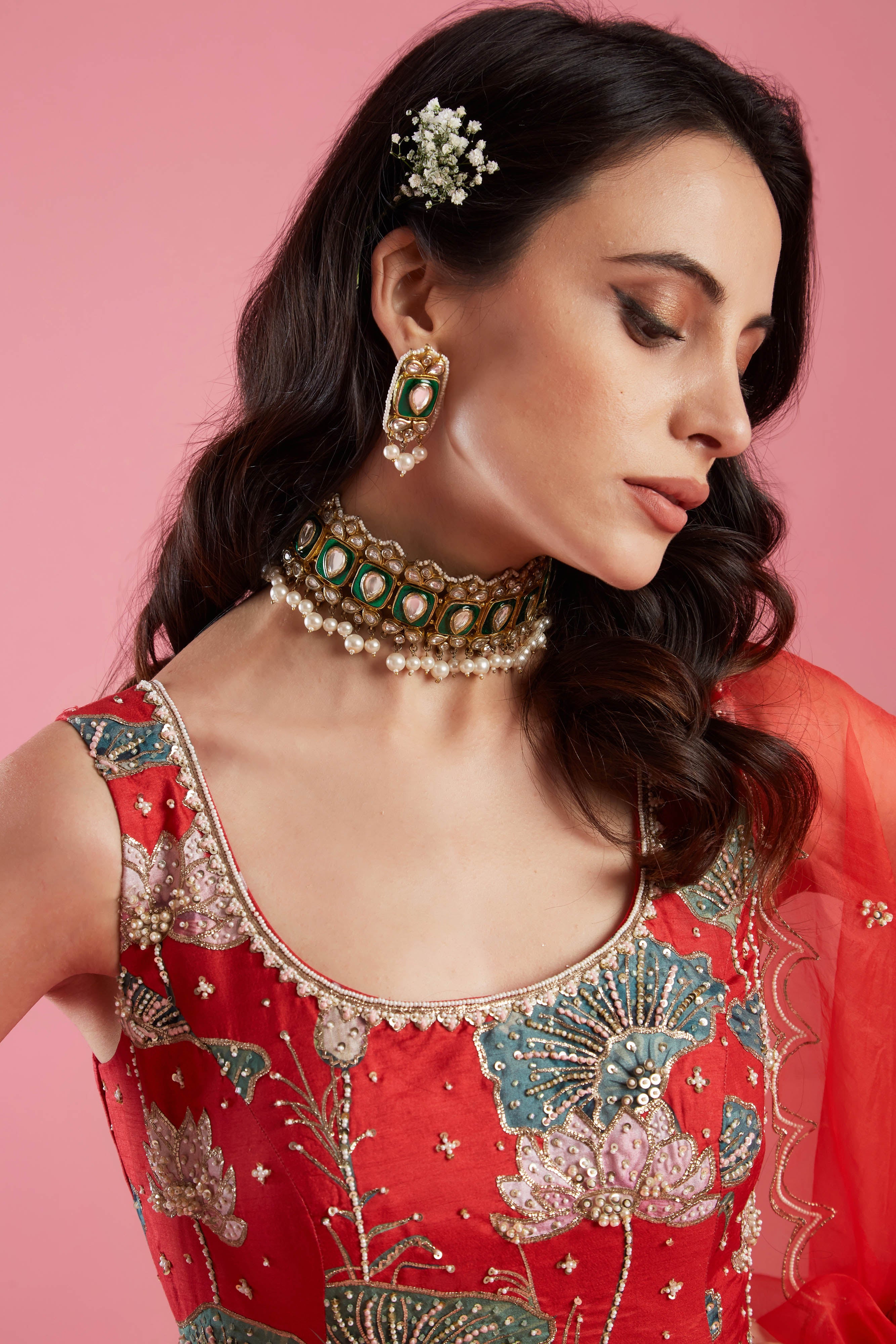 Criss Cross Back Anarkali