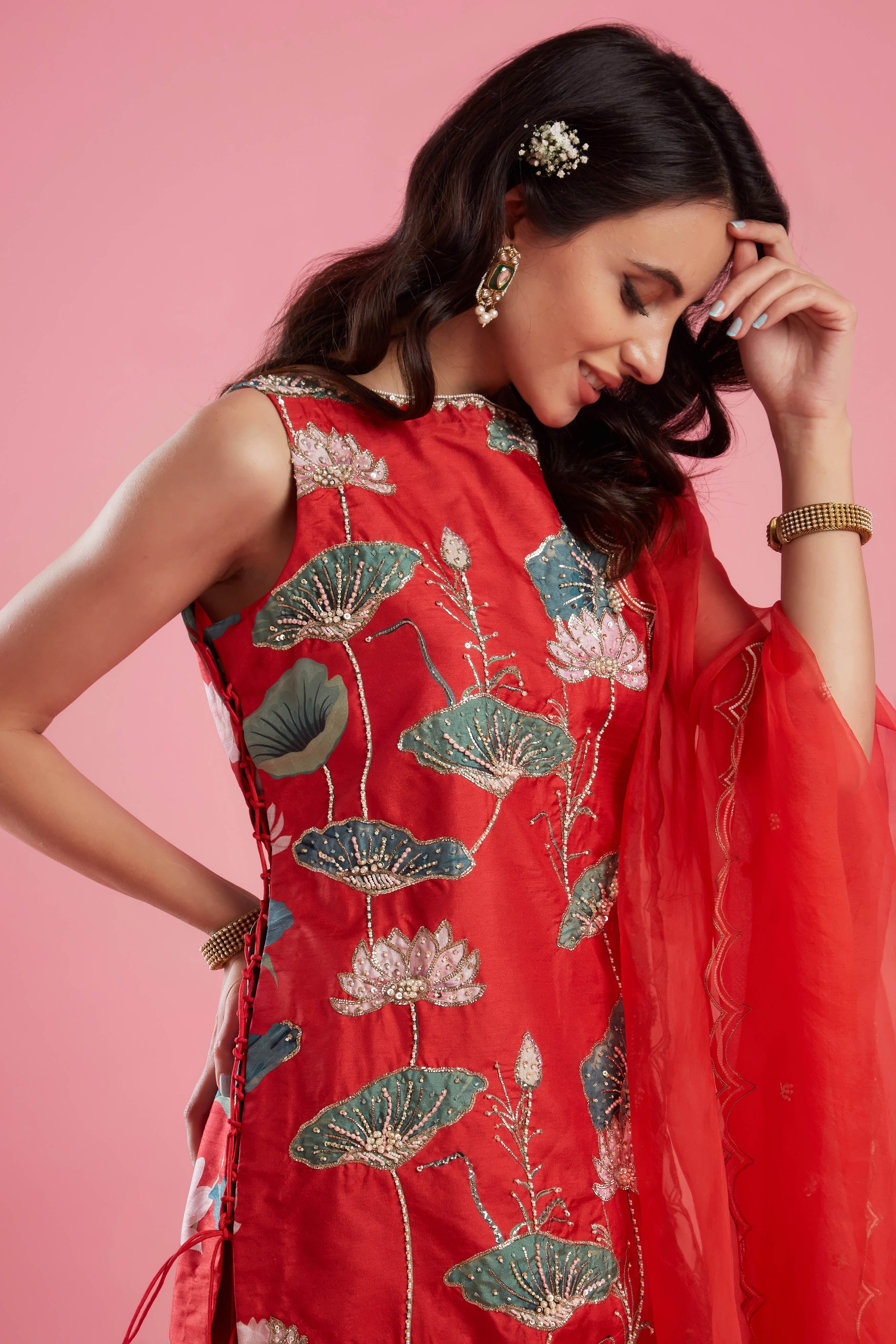 Straight Tunic Palazzo Set