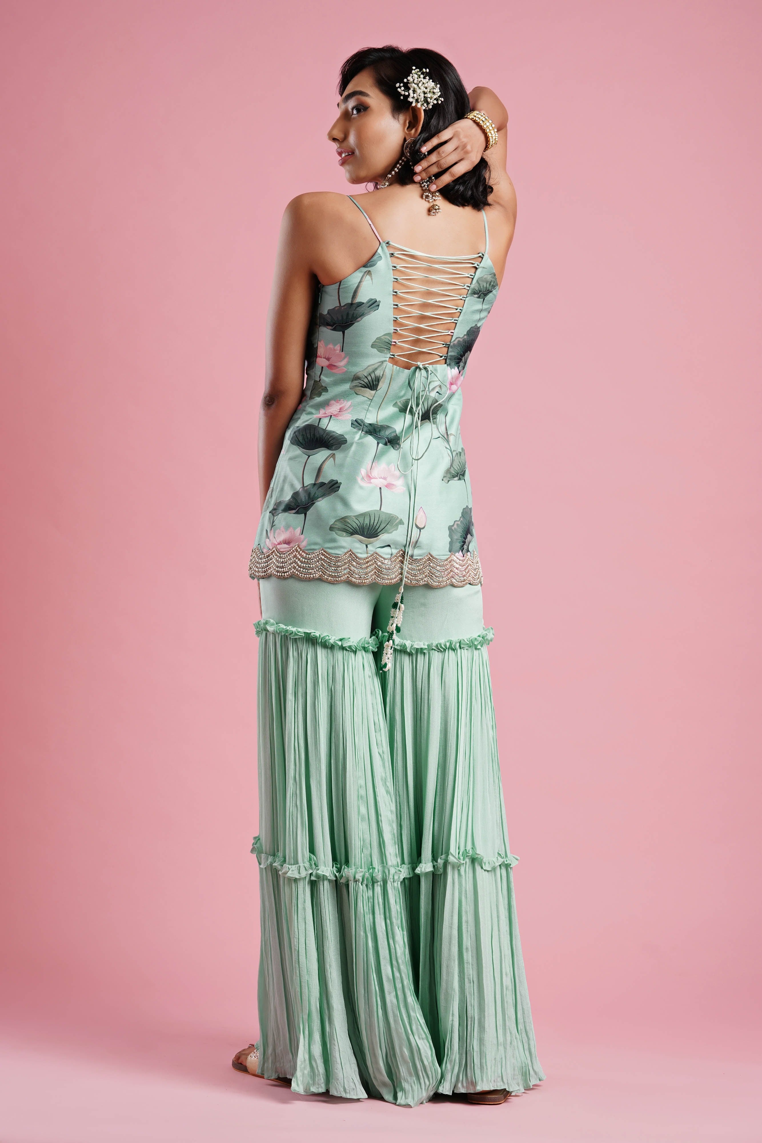 Princess Tunic with Gharara set
