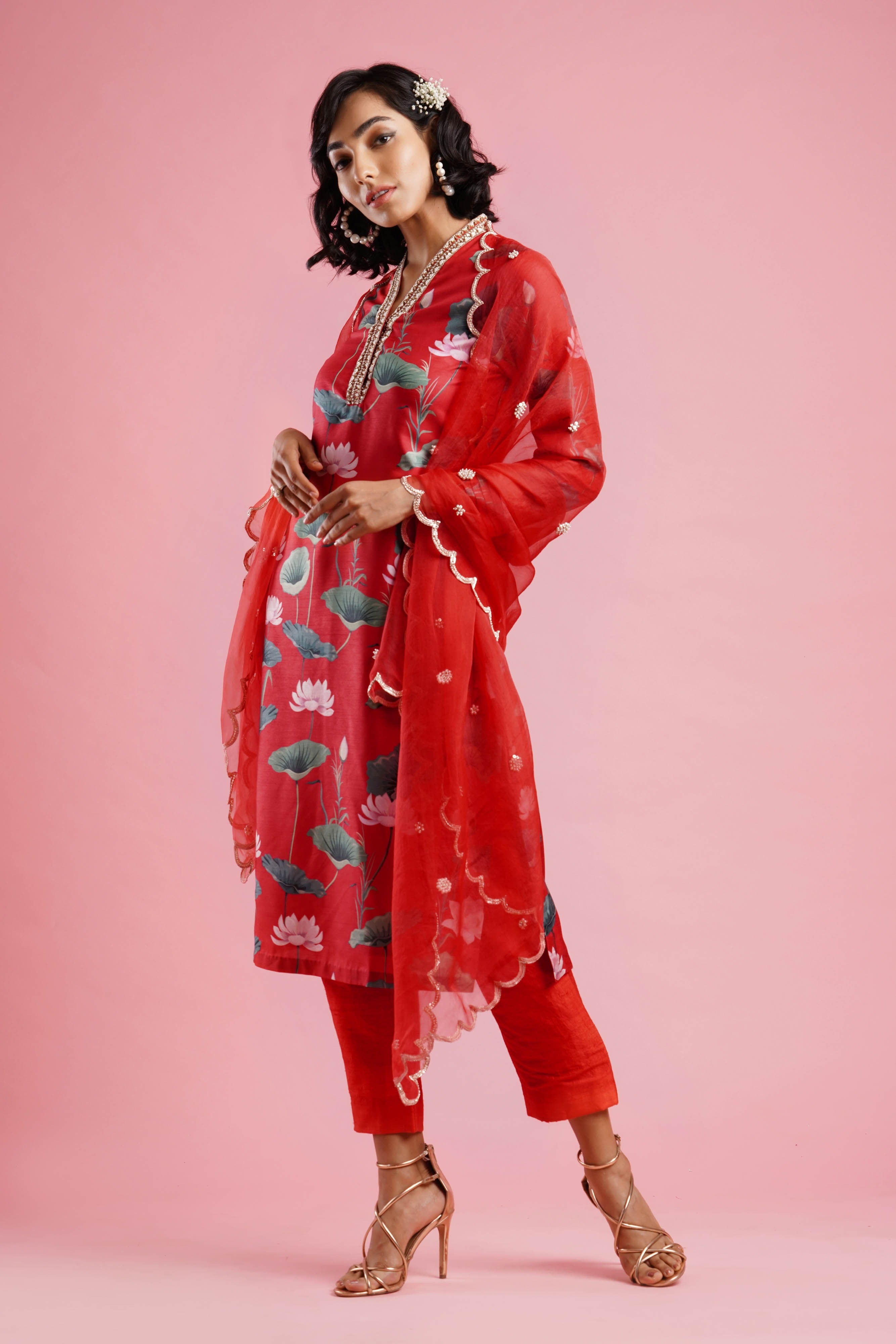 Straight tunic set