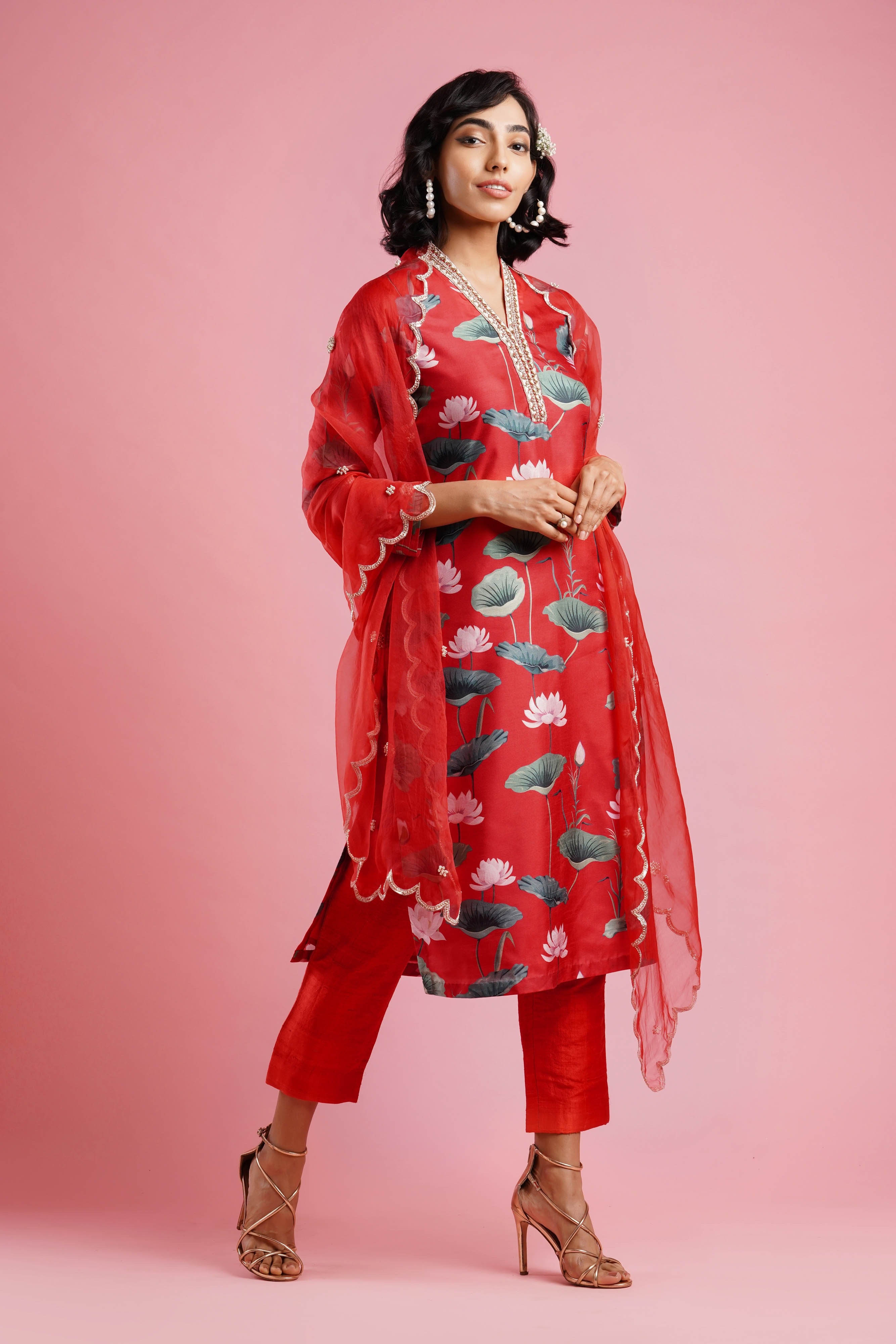 Straight tunic set