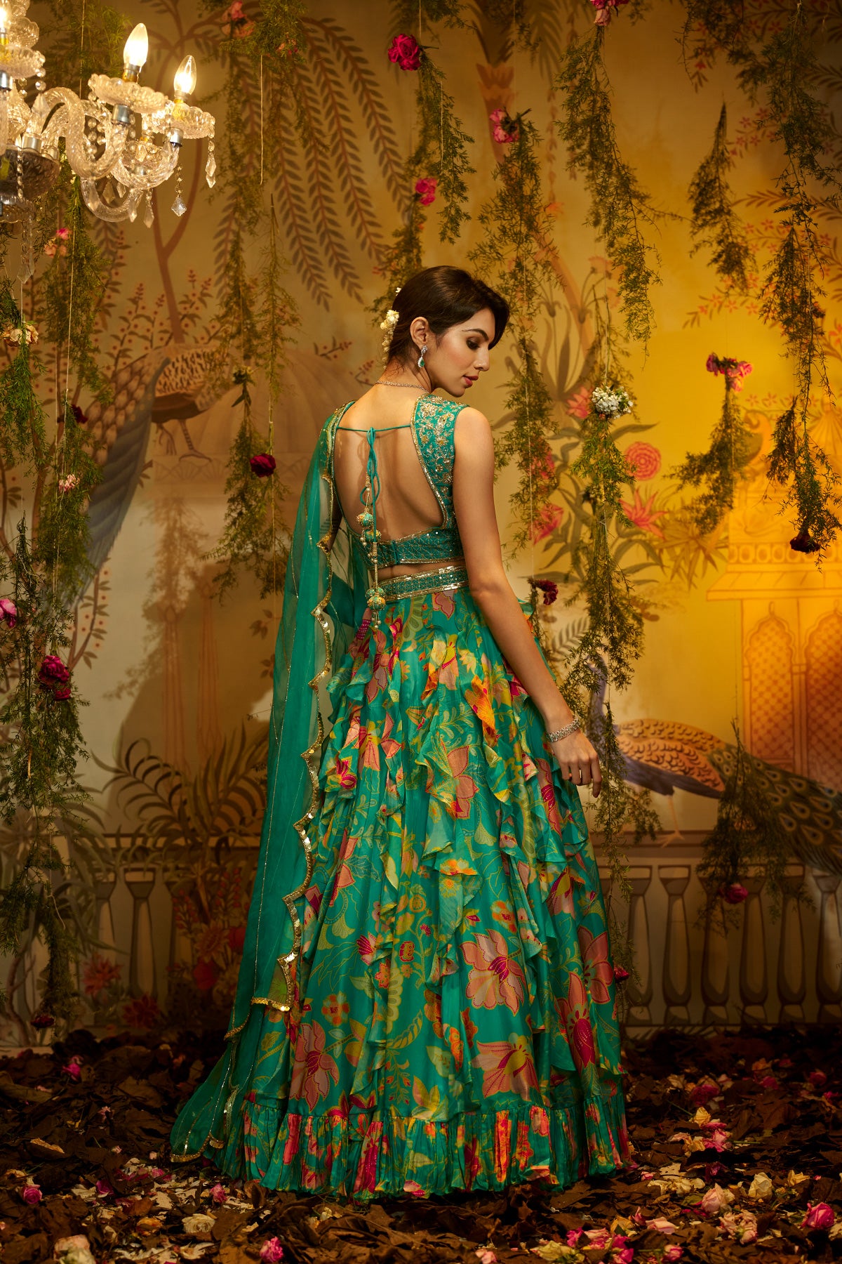 CHAMELI FRILL LEHENGA