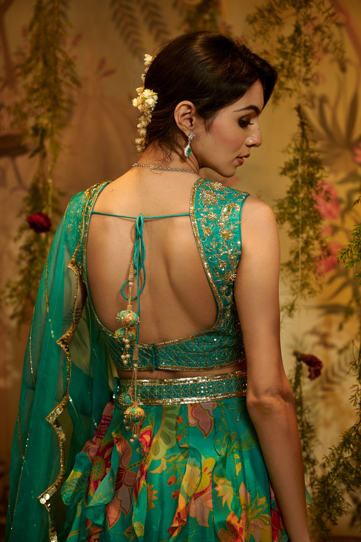 CHAMELI FRILL LEHENGA