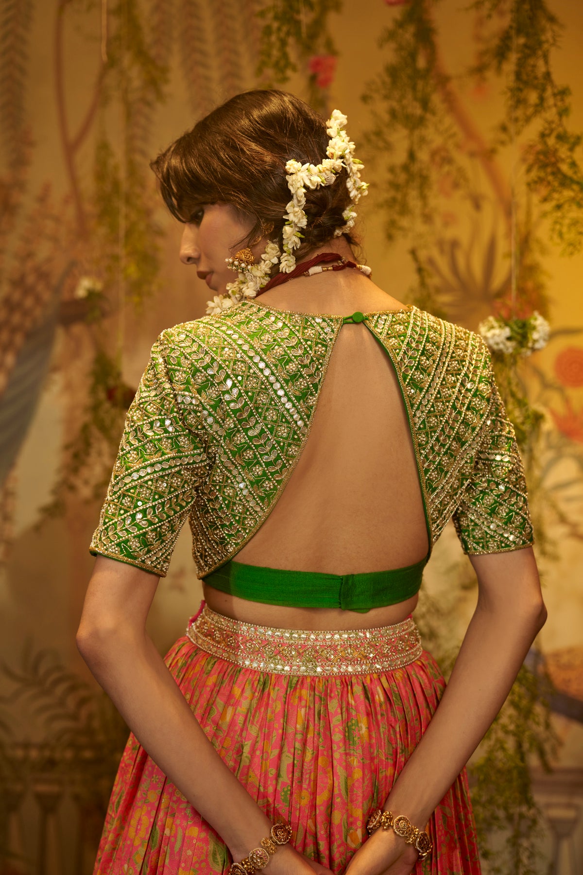 GUL MEHENDI LEHENGA