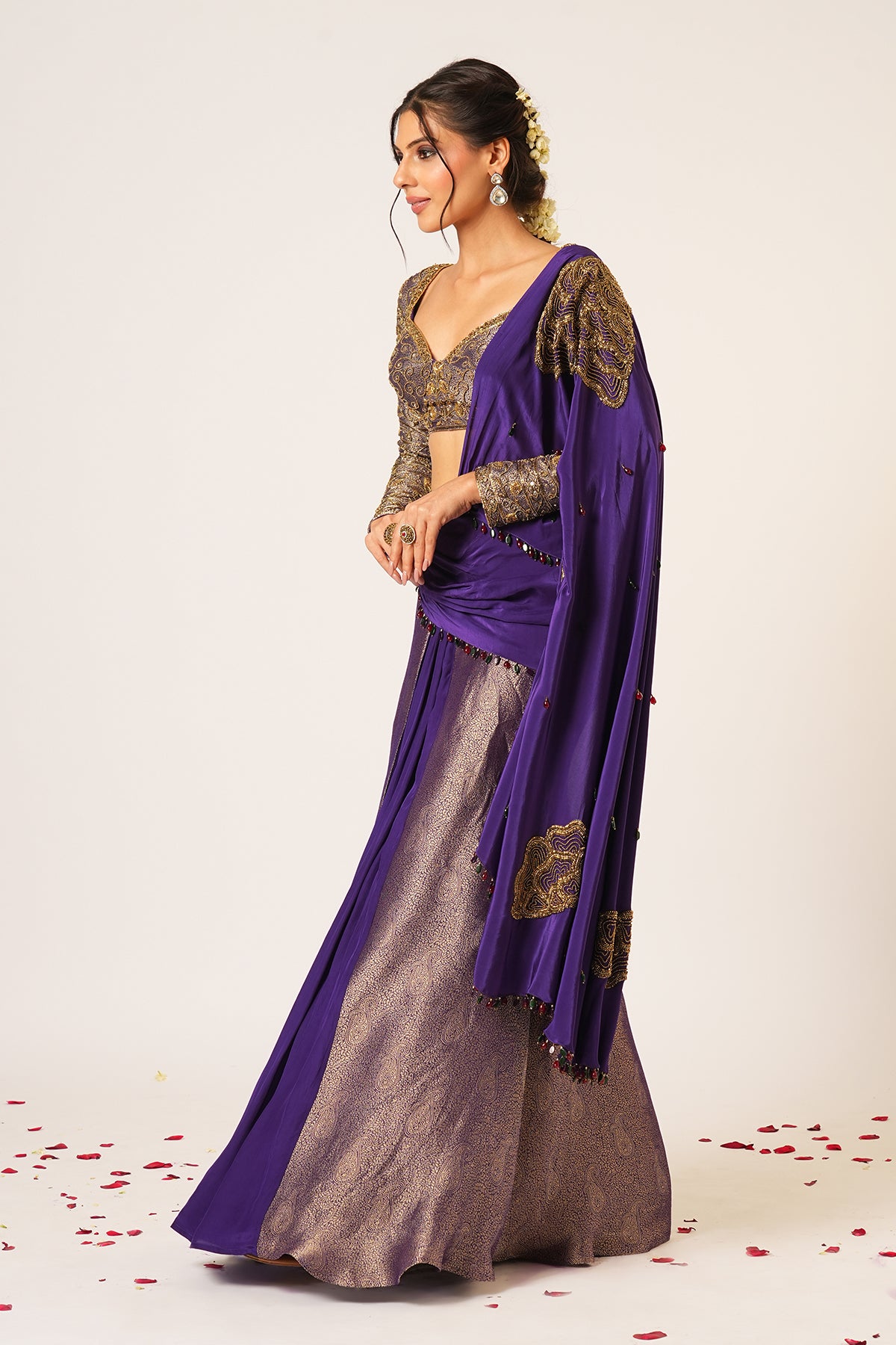 AMBIKA PRE DRAPE SARI