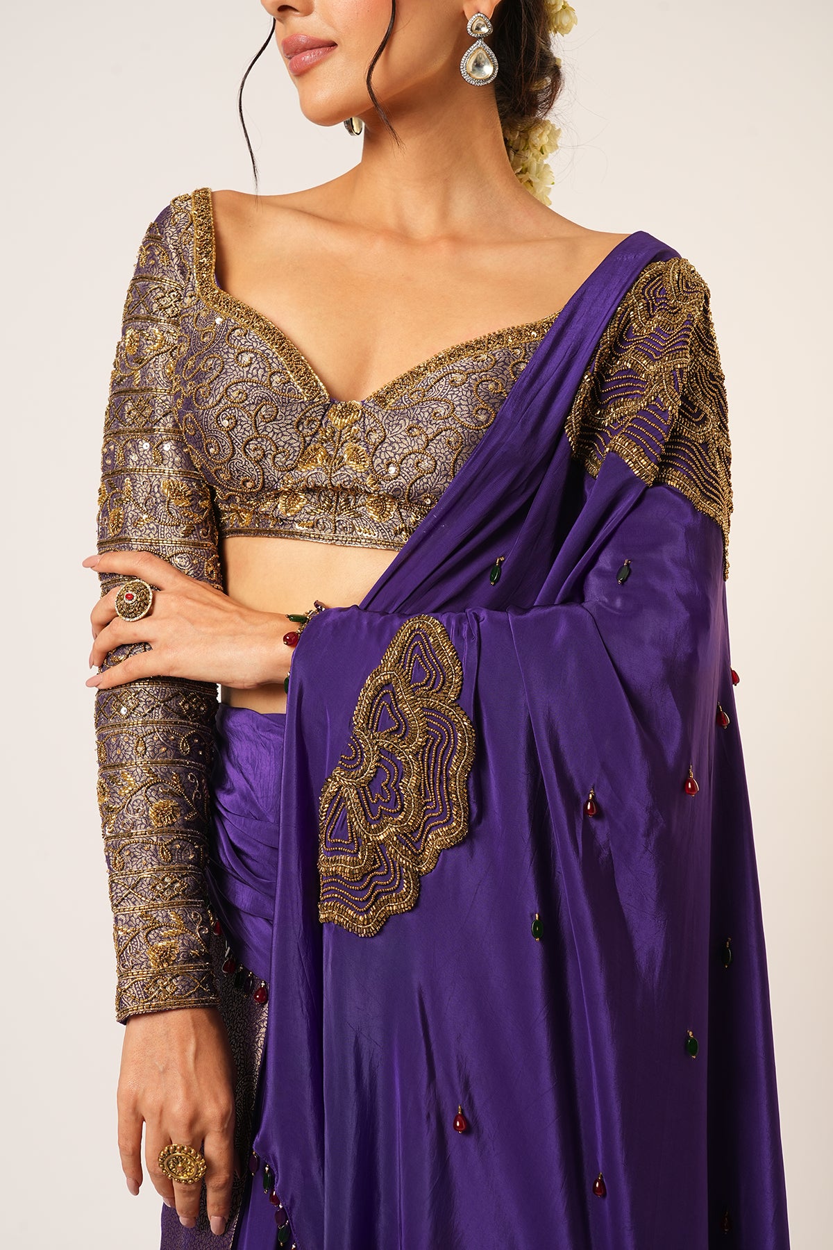 AMBIKA PRE DRAPE SARI