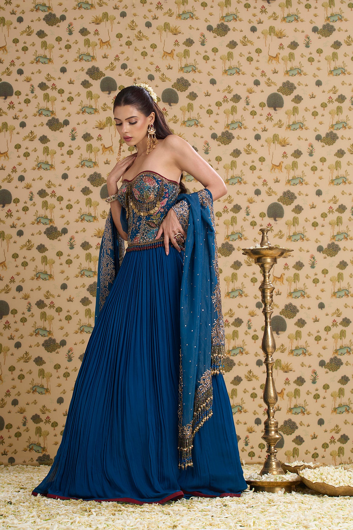 SAANJH CORSET LEHENGA