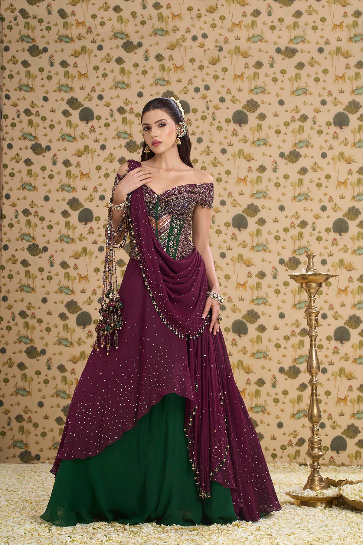 LATIKA CORSET LEHENGA
