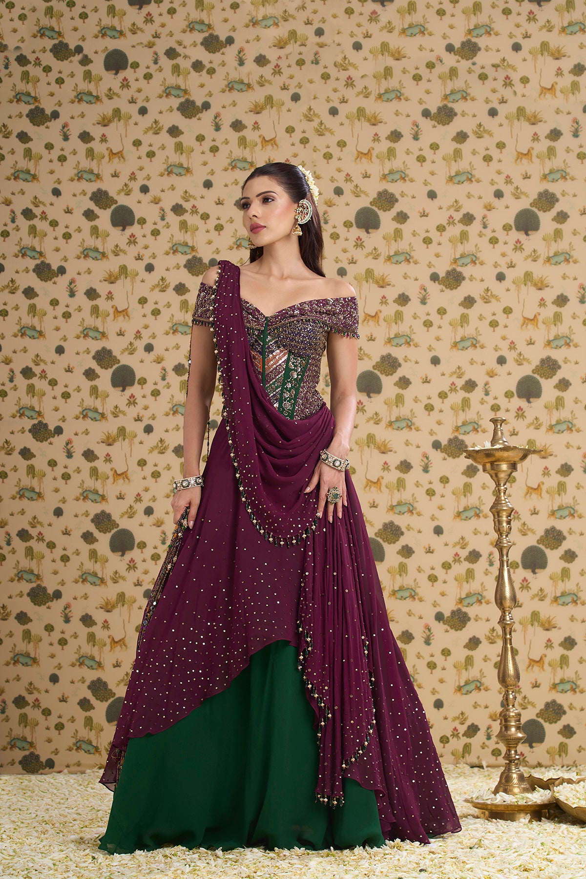 LATIKA CORSET LEHENGA