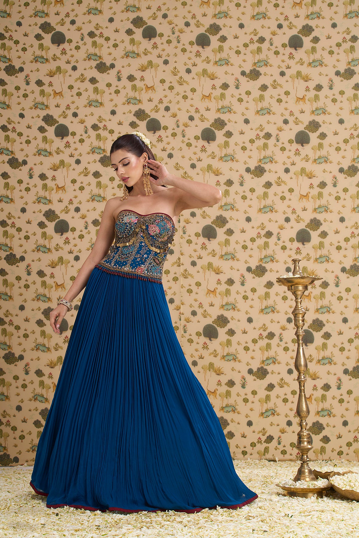 SAANJH CORSET LEHENGA