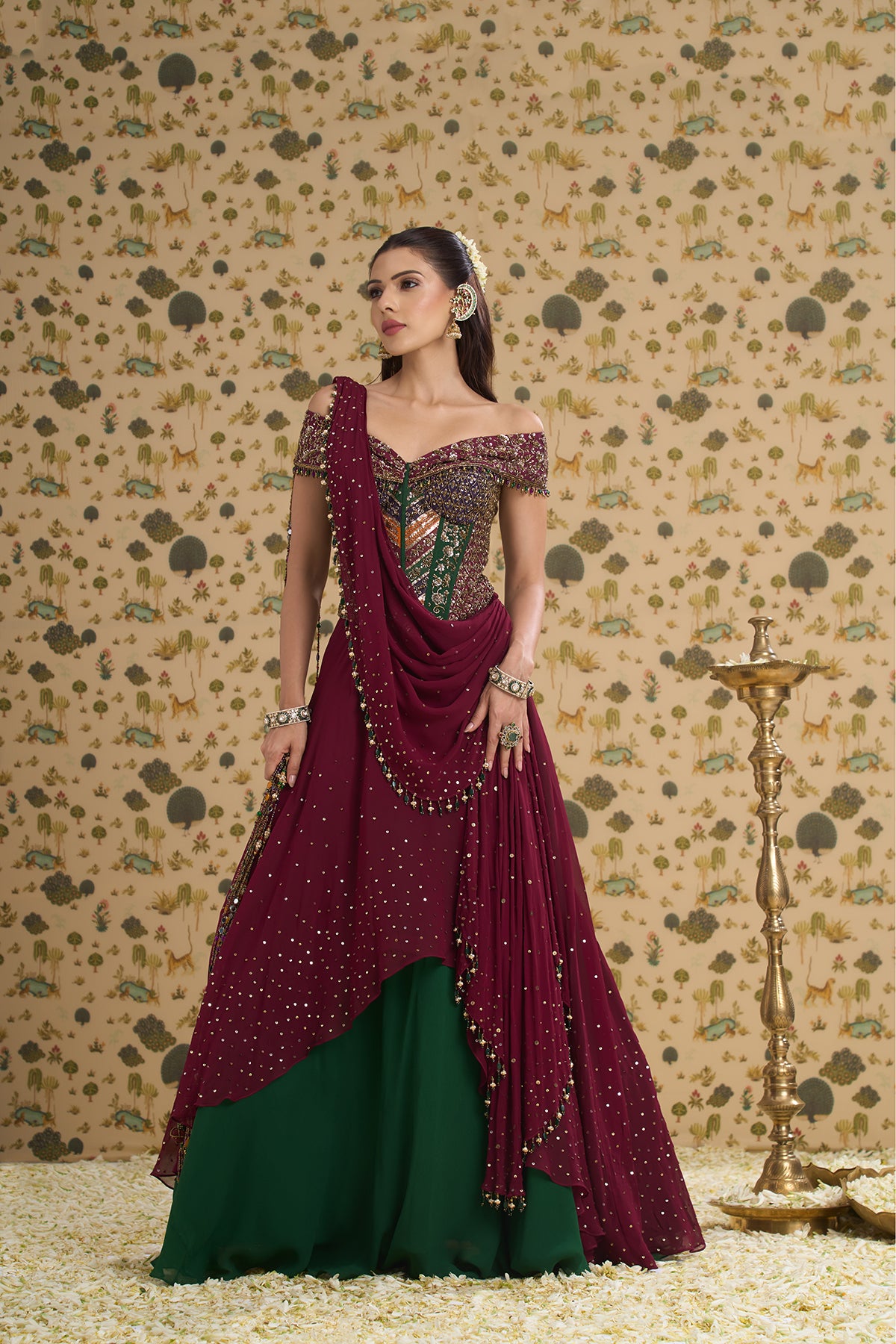 LATIKA CORSET LEHENGA