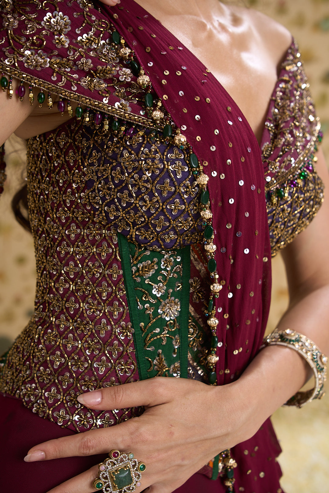 LATIKA CORSET LEHENGA