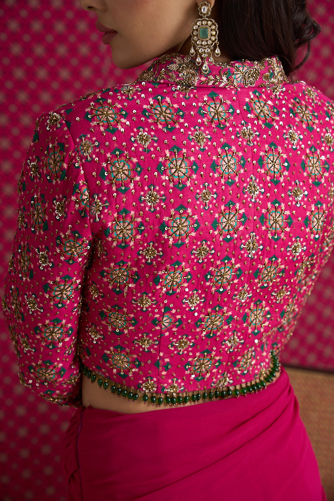KETAKI DRAPE SKIRT SET