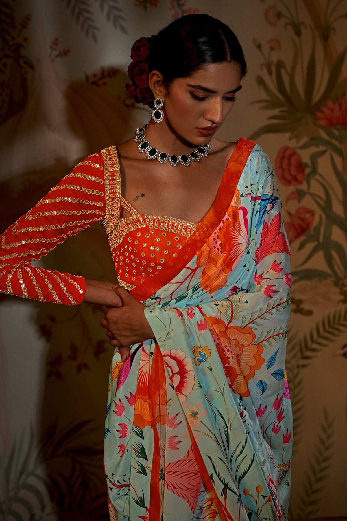 Aqua Gulzar Sari