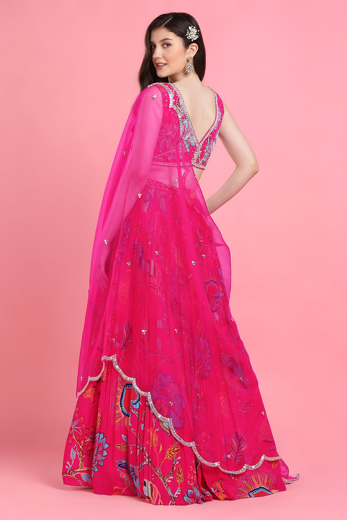 Pink Bahaar Lehenga