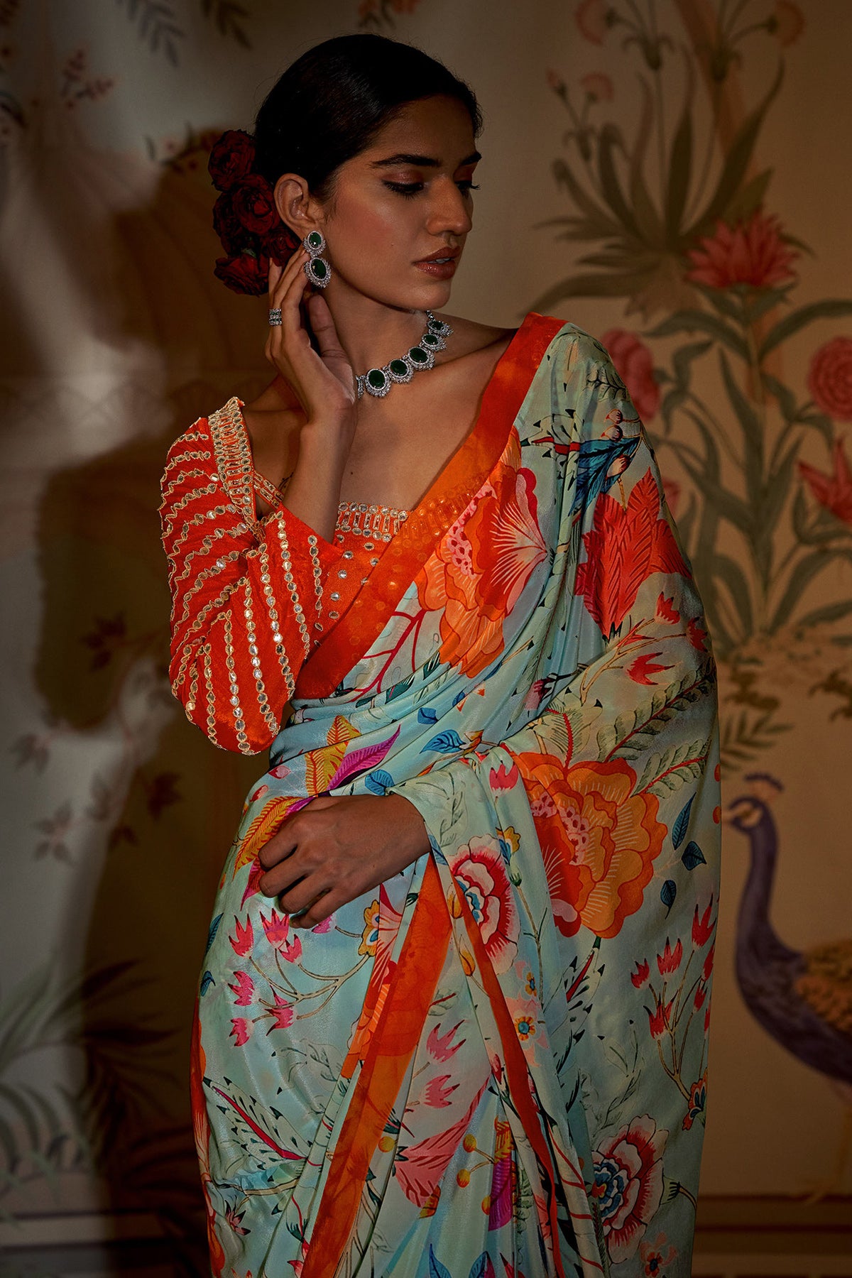 Aqua Gulzar Sari