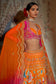 Beige noorani lehenga set main image 1
